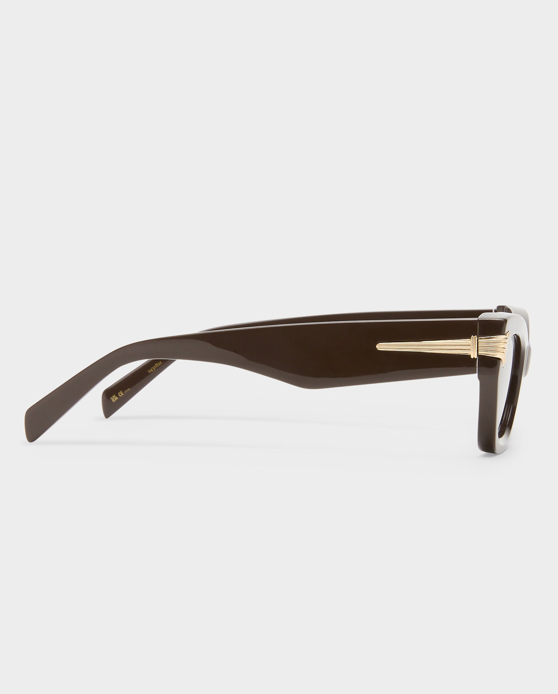 The Cameron Dark Chocolate Female Cat-Eye Sunglasses | Luv Lou