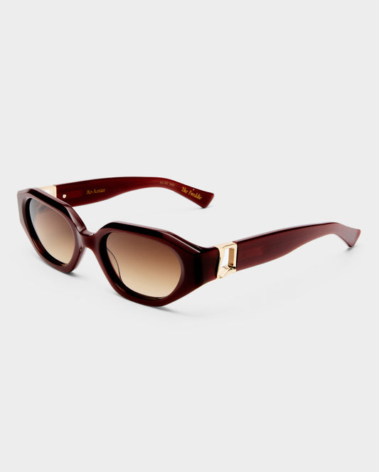 The Freddie Cherry Female Oval Sunglasses | Luv Lou