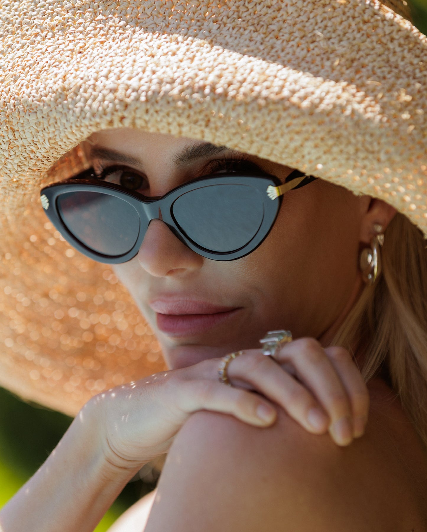 The Imogen Wine Female Cat-Eye Sunglasses | Luv Lou