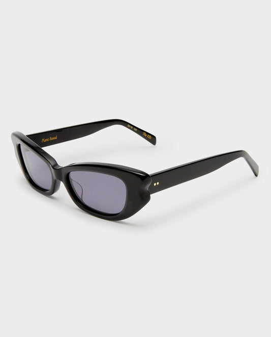 The Elle Black Female Cat-Eye Sunglasses | Luv Lou