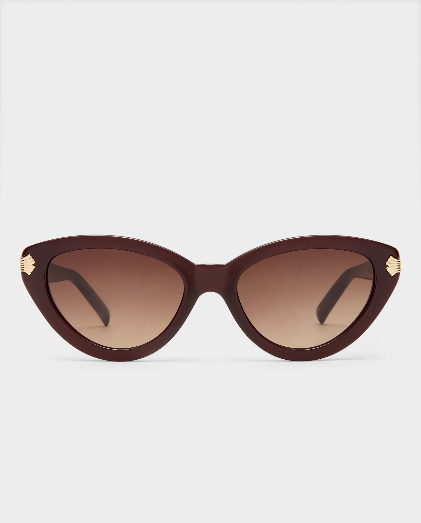 The Imogen Wine Female Cat-Eye Sunglasses | Luv Lou
