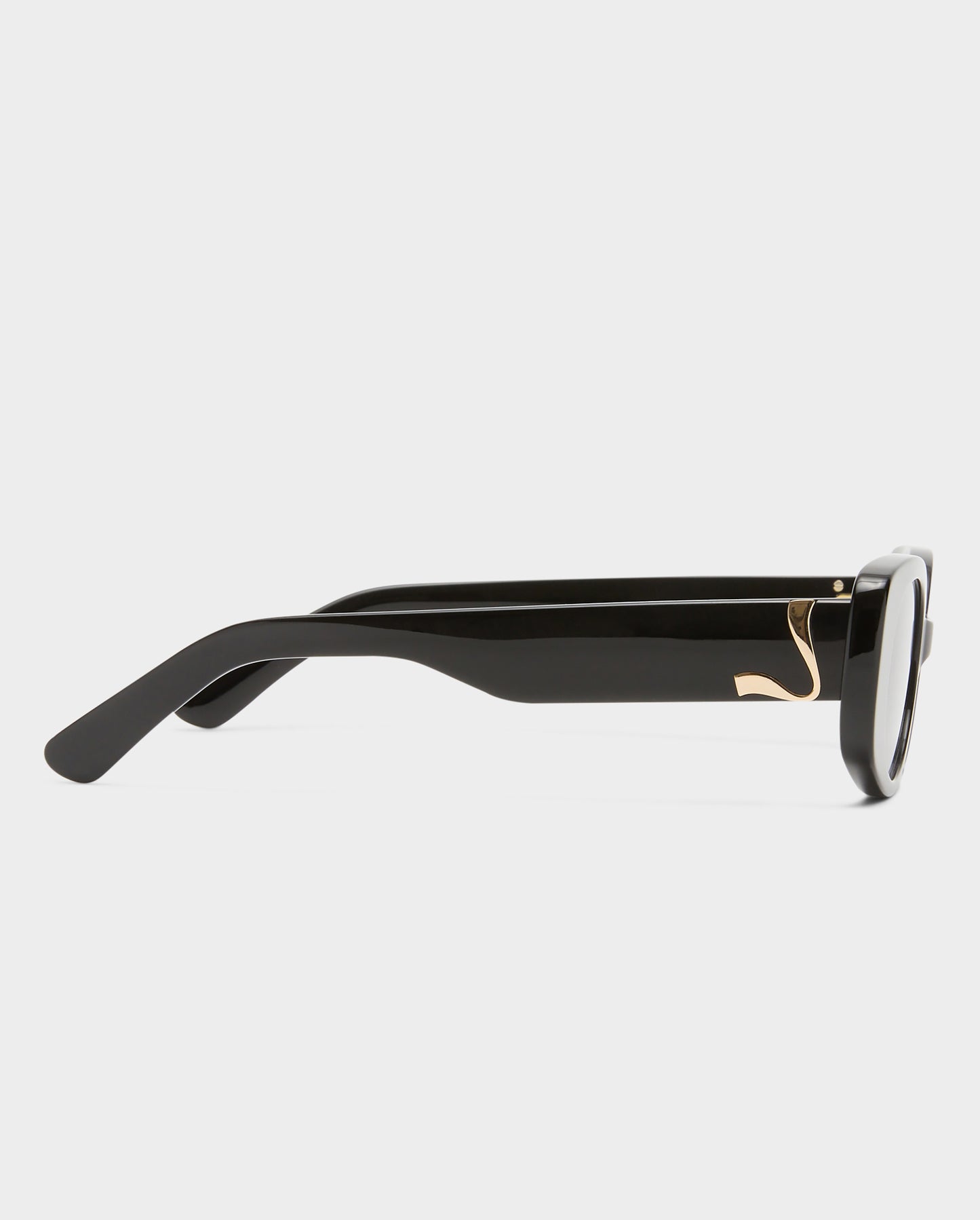 The Helena Black Female Rectangle Sunglasses | Luv Lou