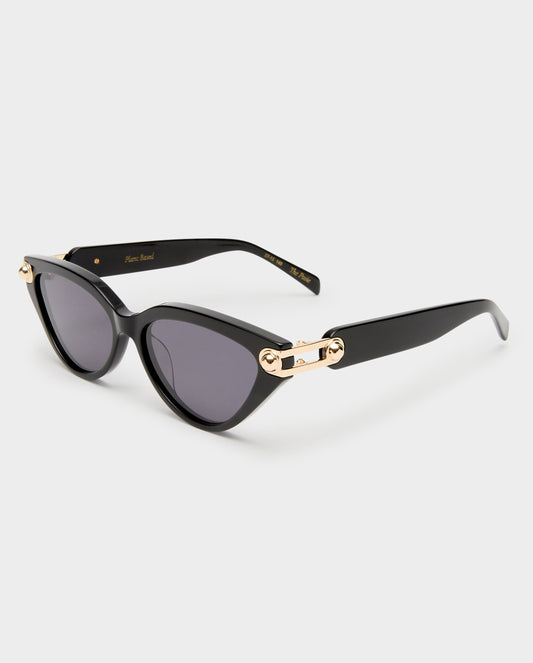 The Posie Black Female Cat-Eye Sunglasses | Luv Lou