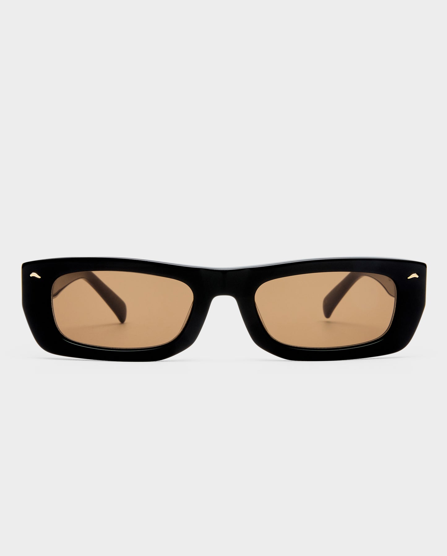 The Tommy Black Female Rectangle Sunglasses | Luv Lou