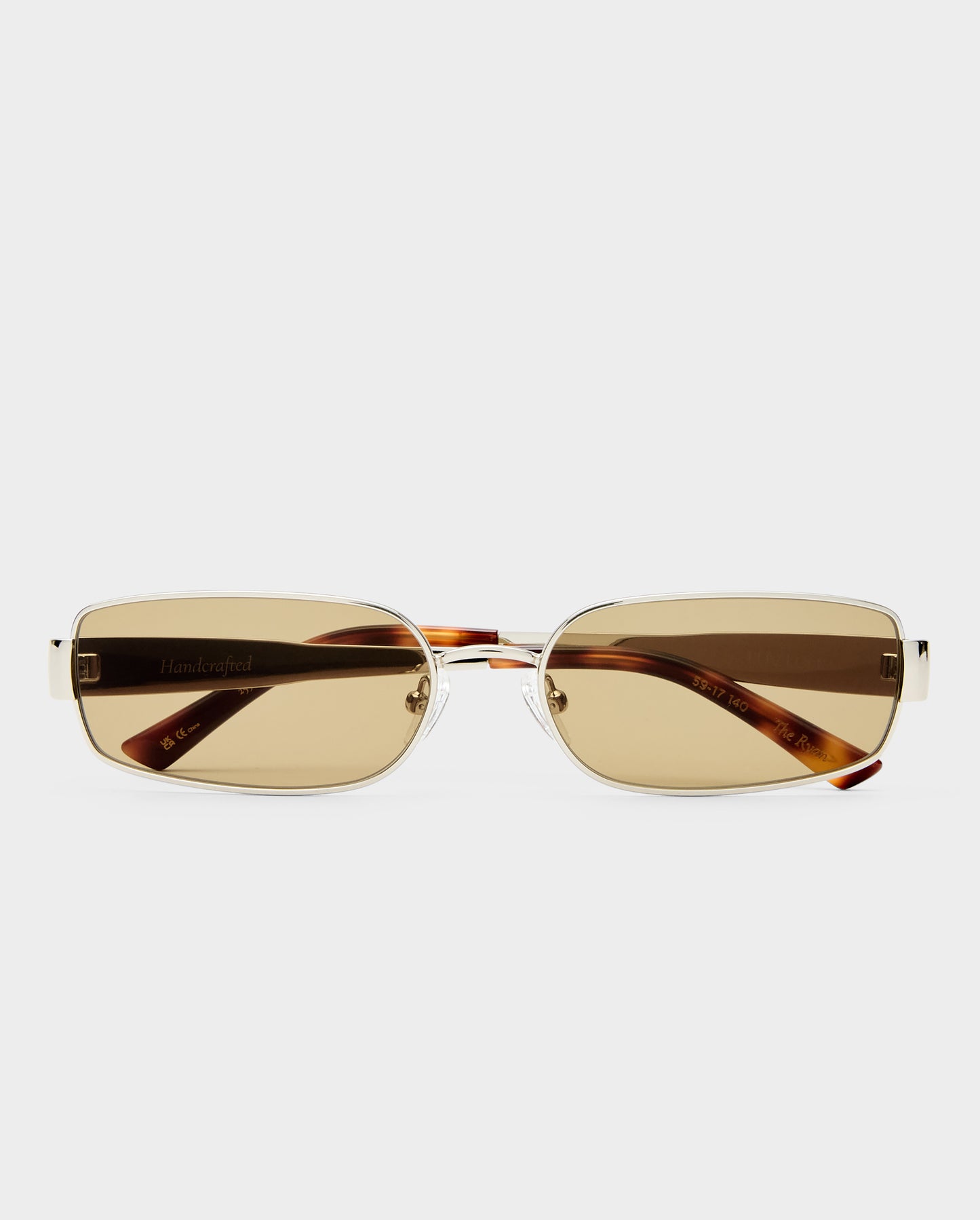 The Ryan Silver Female Rectangle Sunglasses | Luv Lou