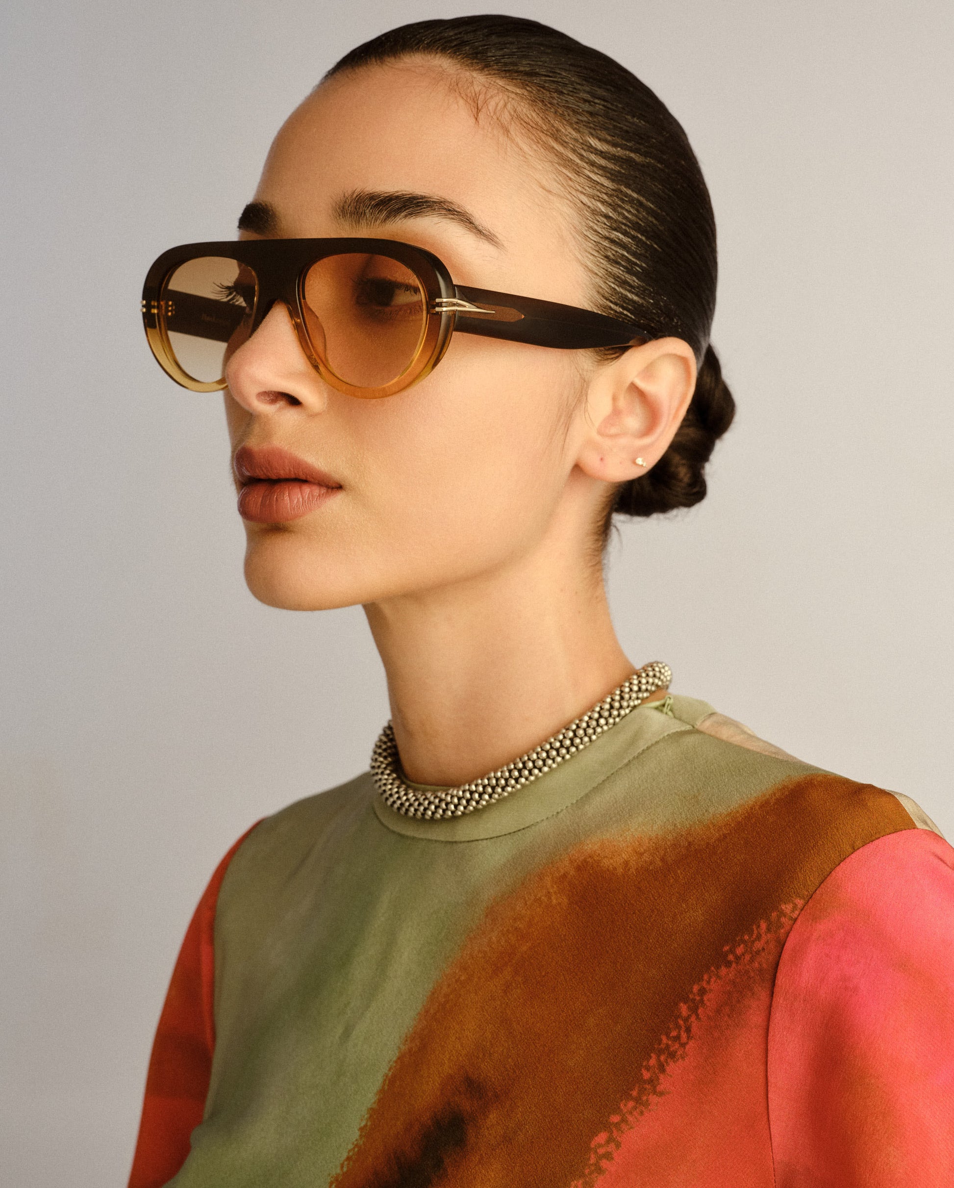 The Ash Cinnamon Female Aviator Sunglasses | Luv Lou