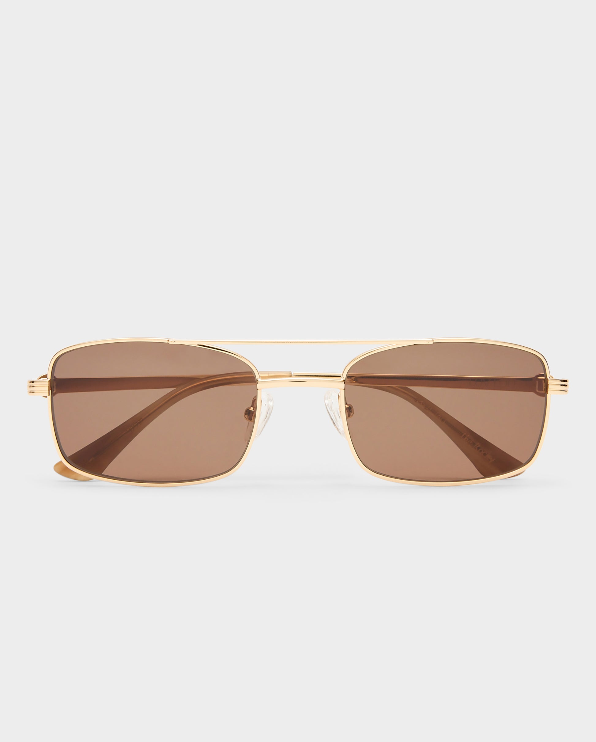 The Rocky Gold Female Aviator Sunglasses | Luv Lou