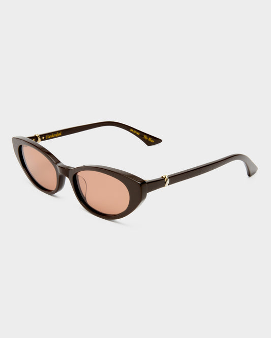 The Blair Dark Chocolate Female Cat-Eye Sunglasses | Luv Lou