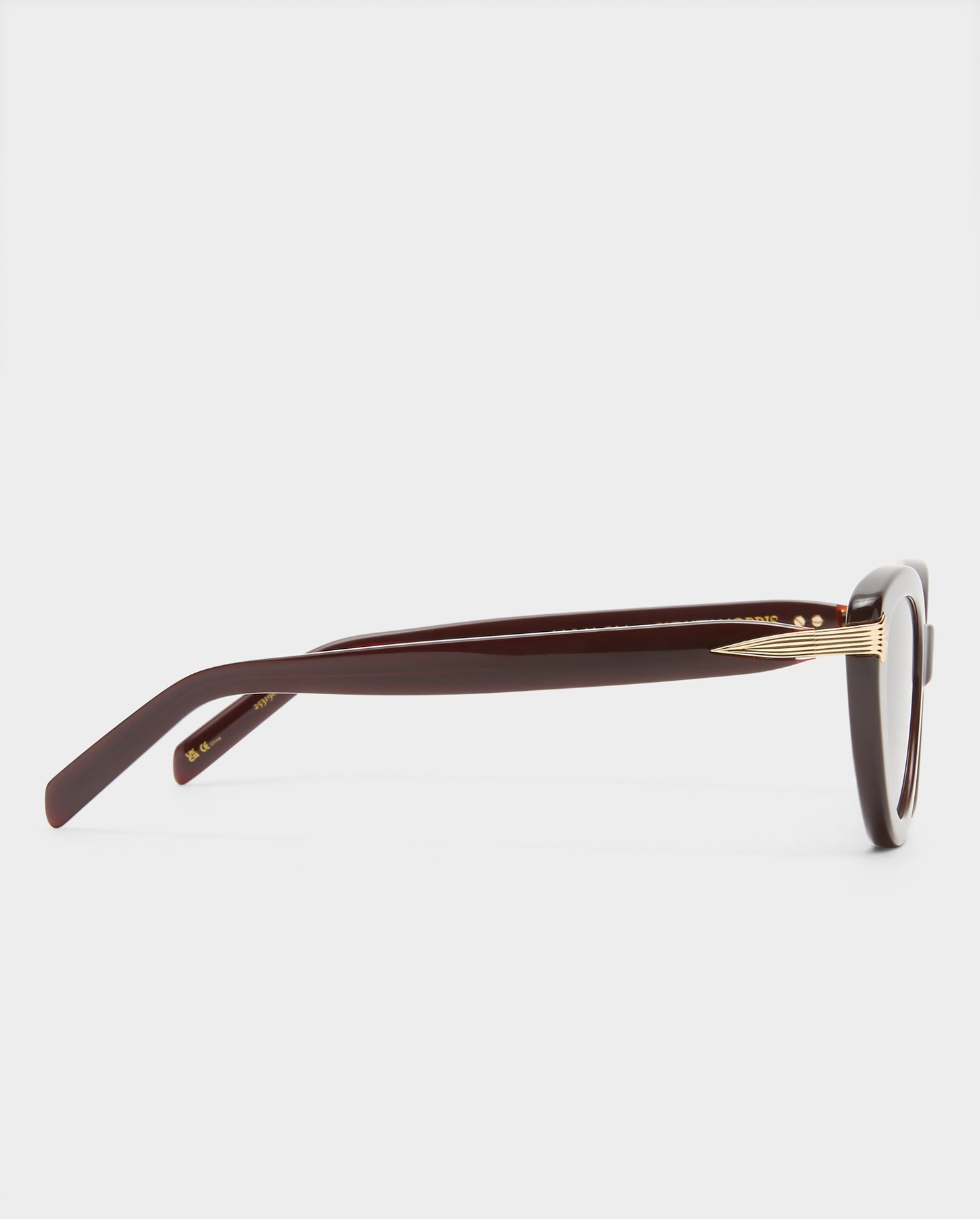 The Imogen Wine Female Cat-Eye Sunglasses | Luv Lou