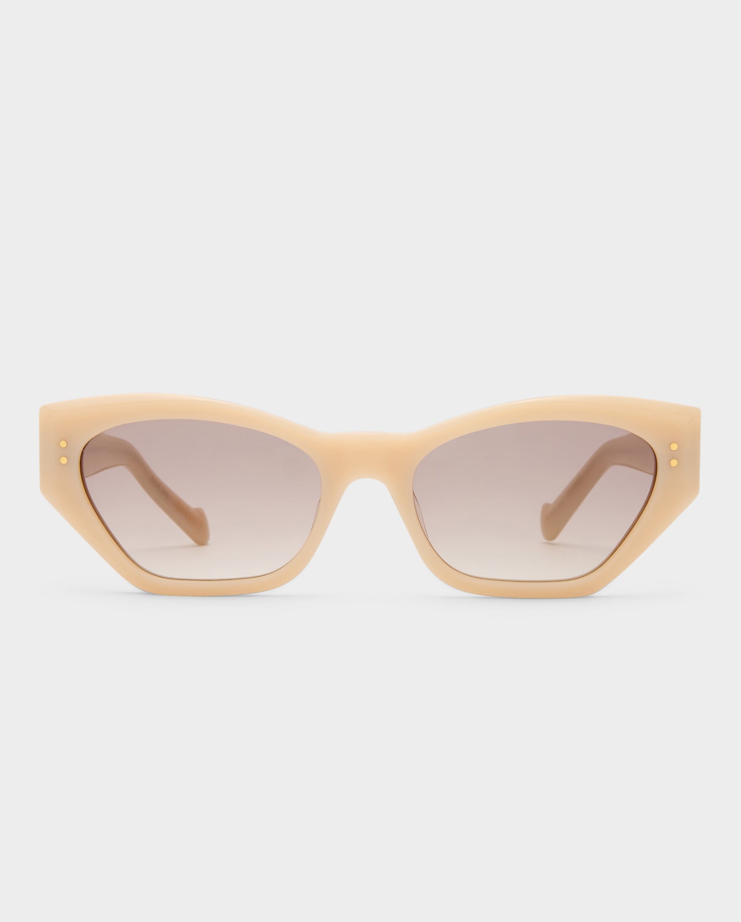 The Sydney Nude Haze Female Cat-Eye Sunglasses | Luv Lou