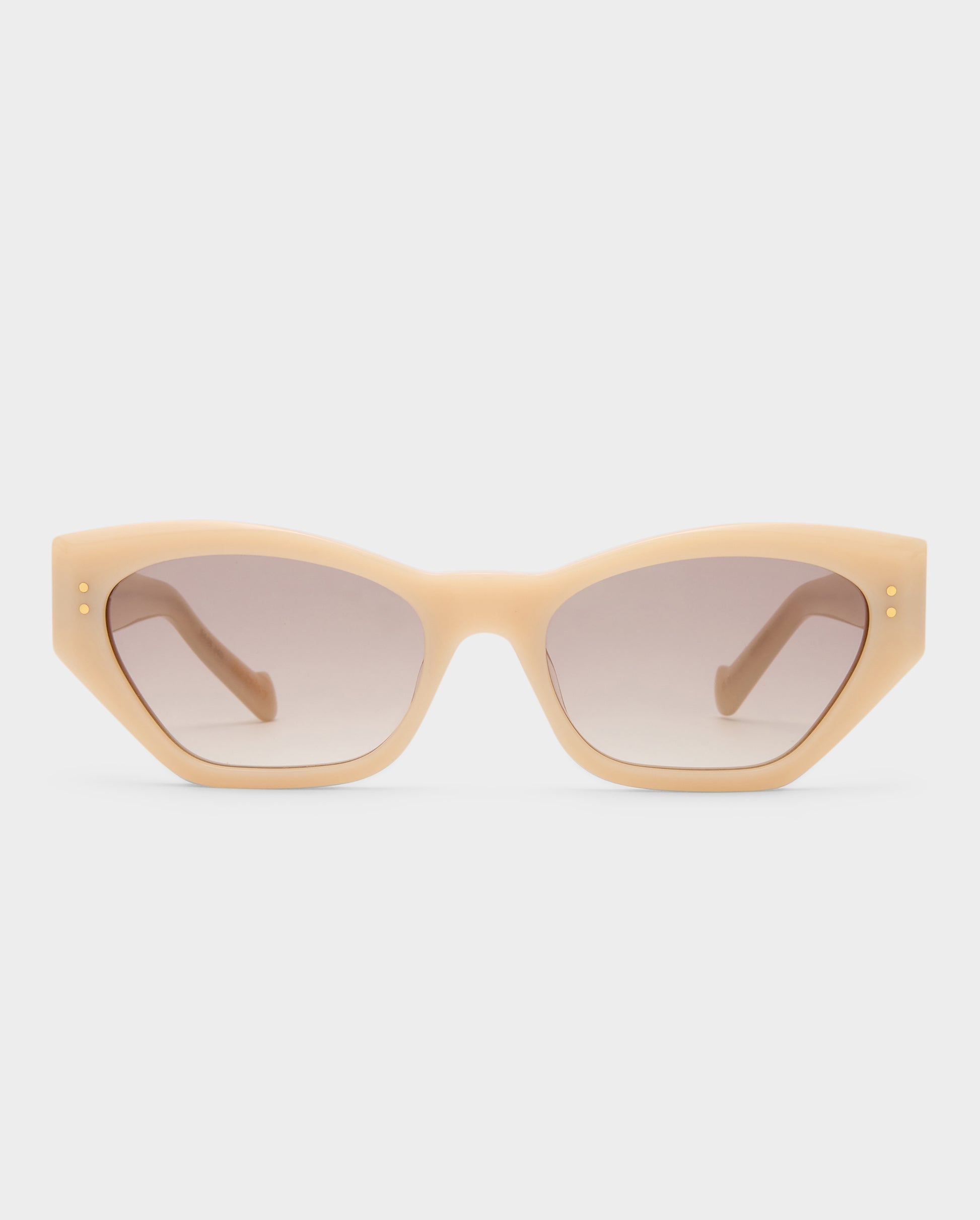 The Sydney Nude Haze Female Cat-Eye Sunglasses | Luv Lou