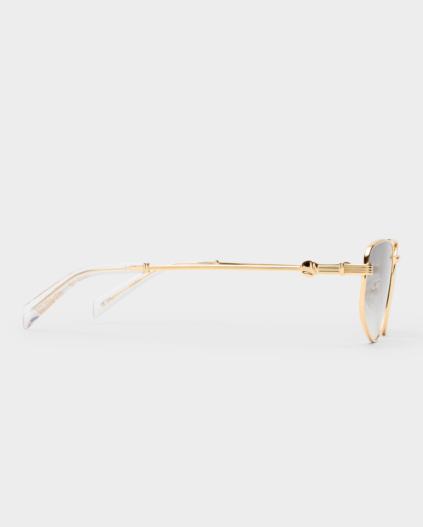 The Harvey Gold Female Aviator Sunglasses | Luv Lou