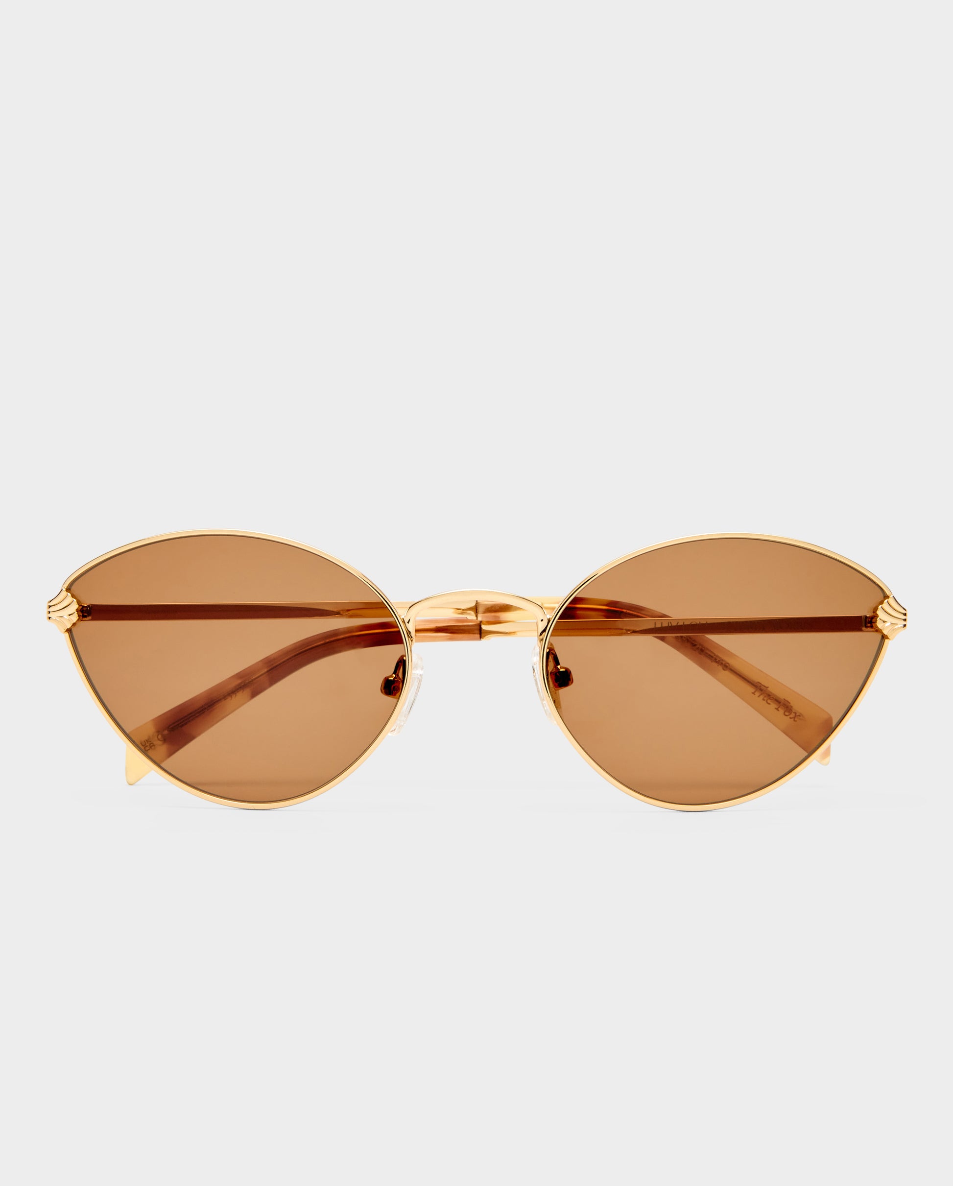 The Fox Gold Female Cat-Eye Sunglasses | Luv Lou