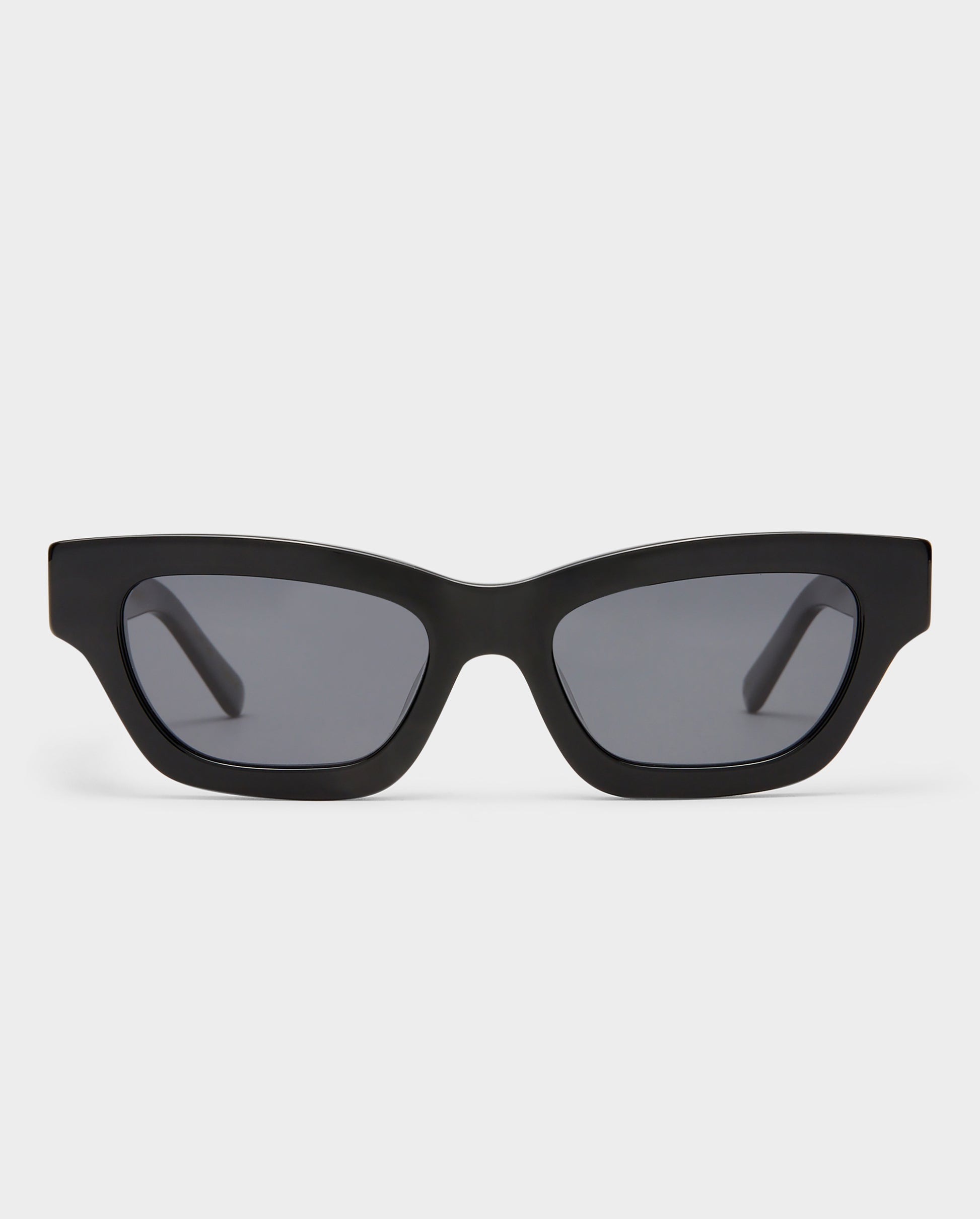 The Carmel Black Female Cat-Eye Sunglasses | Luv Lou