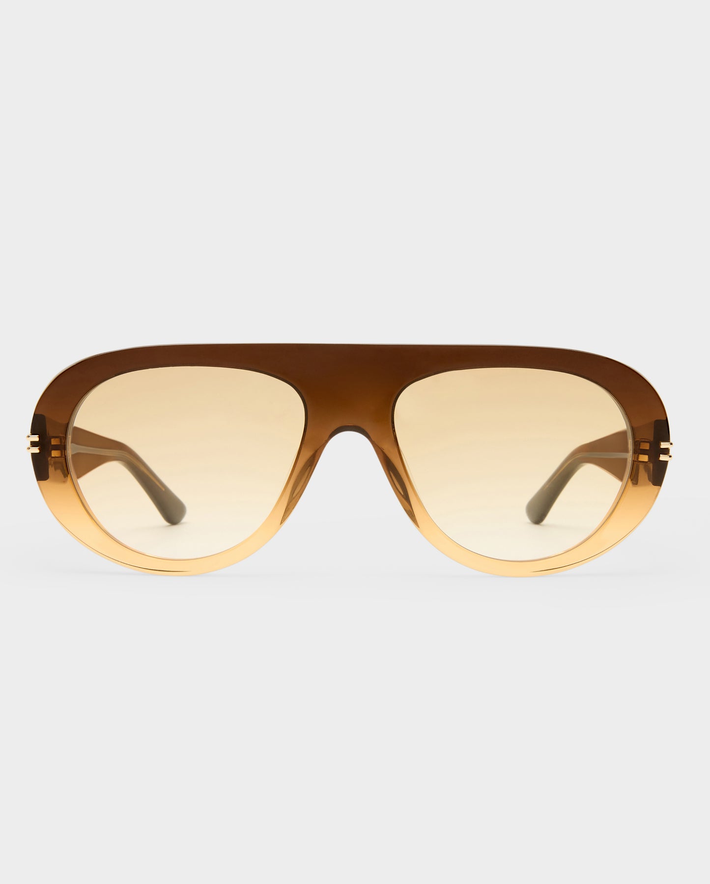 The Ash Cinnamon Female Aviator Sunglasses | Luv Lou