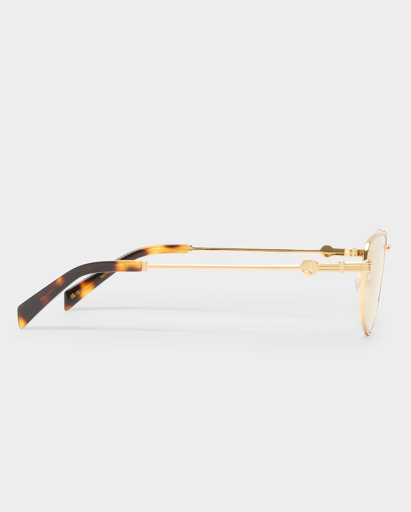 The Harvey Brushed Gold Female Aviator Sunglasses | Luv Lou