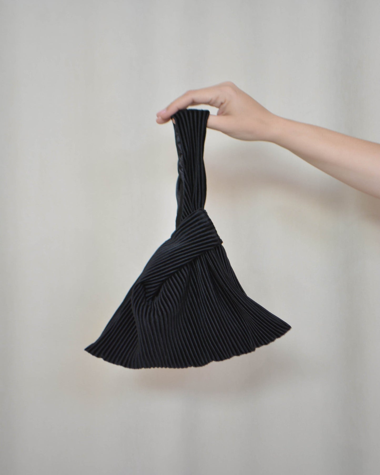 Pleated Mini Bag - Black