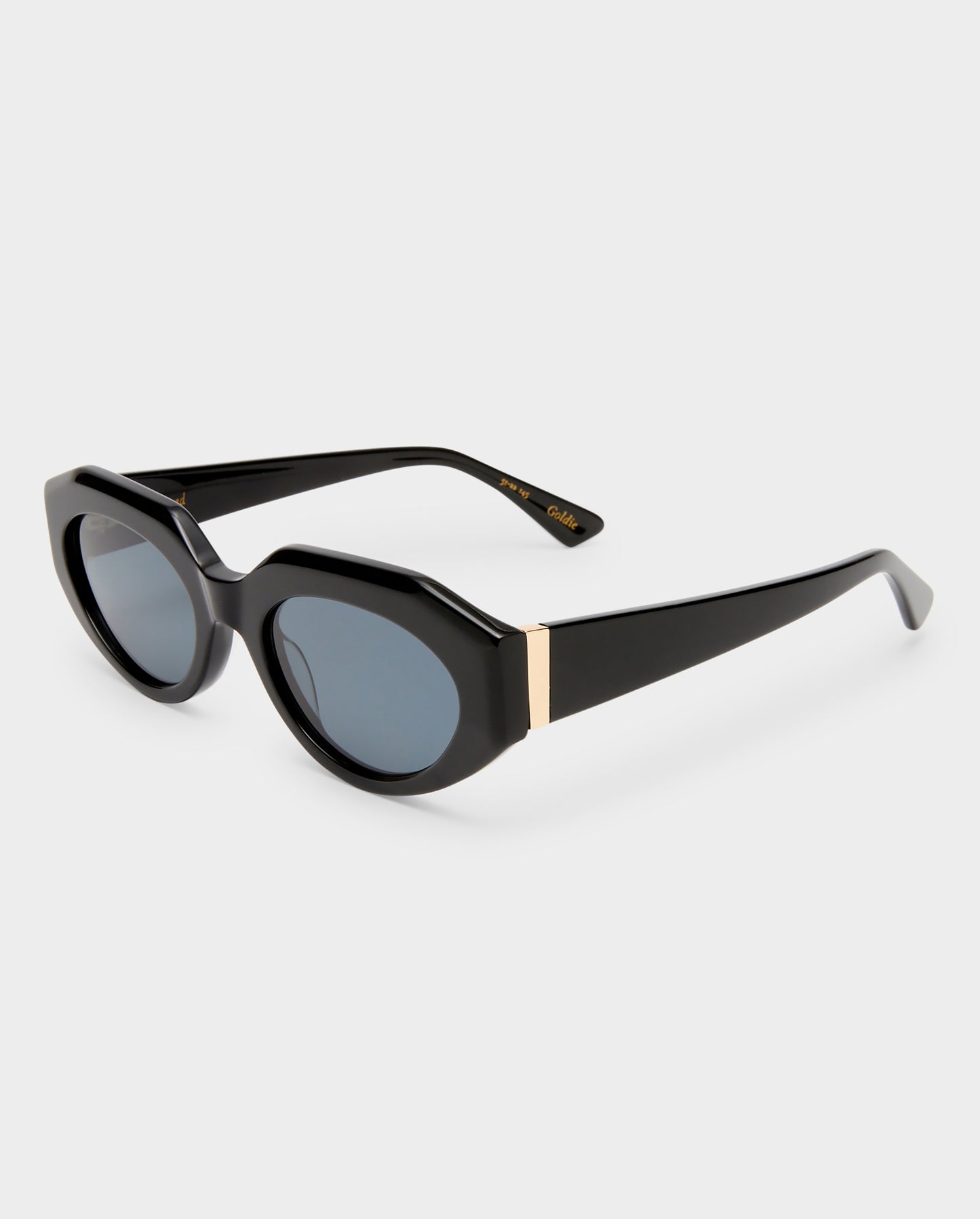 The Goldie Black Female Cat-Eye Sunglasses | Luv Lou