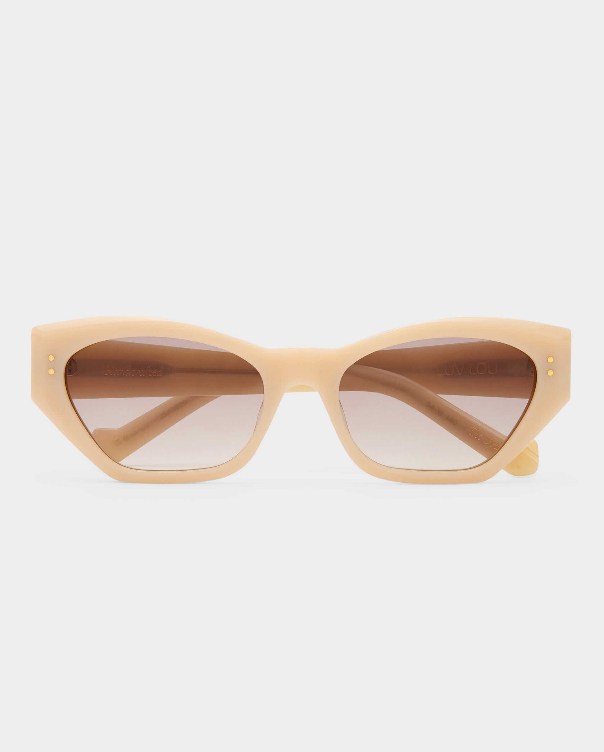 The Sydney Nude Haze Female Cat-Eye Sunglasses | Luv Lou