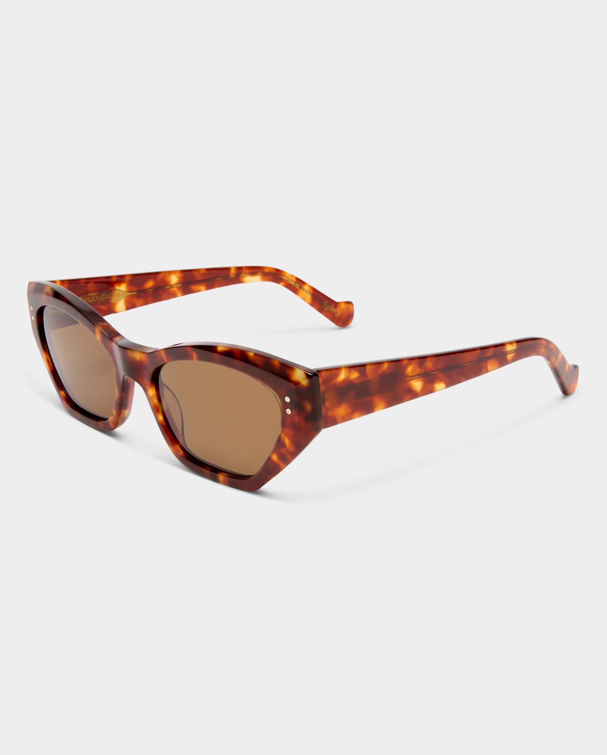The Sydney Amber Female Cat-Eye Sunglasses | Luv Lou