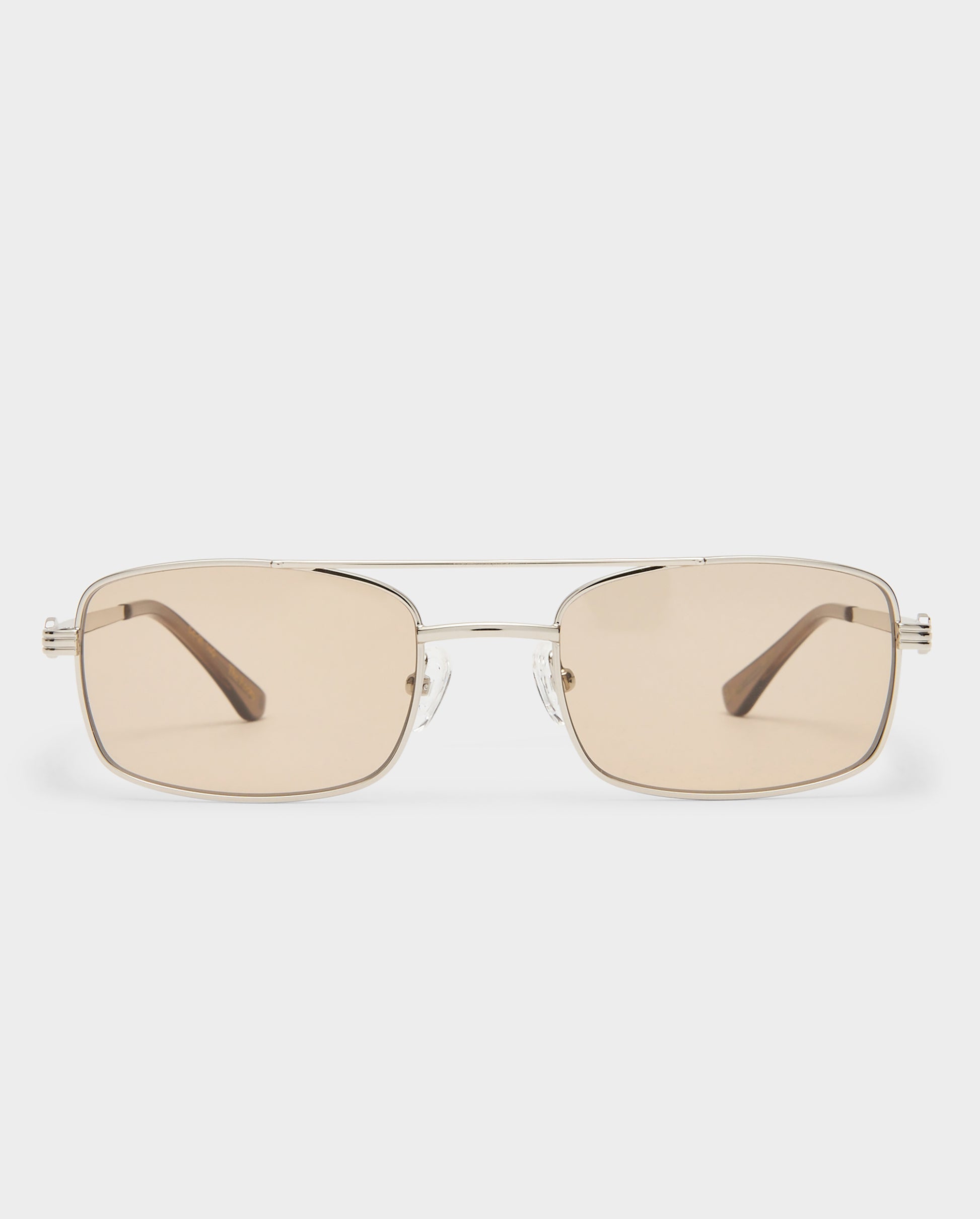 The Rocky Silver Female Aviator Sunglasses | Luv Lou