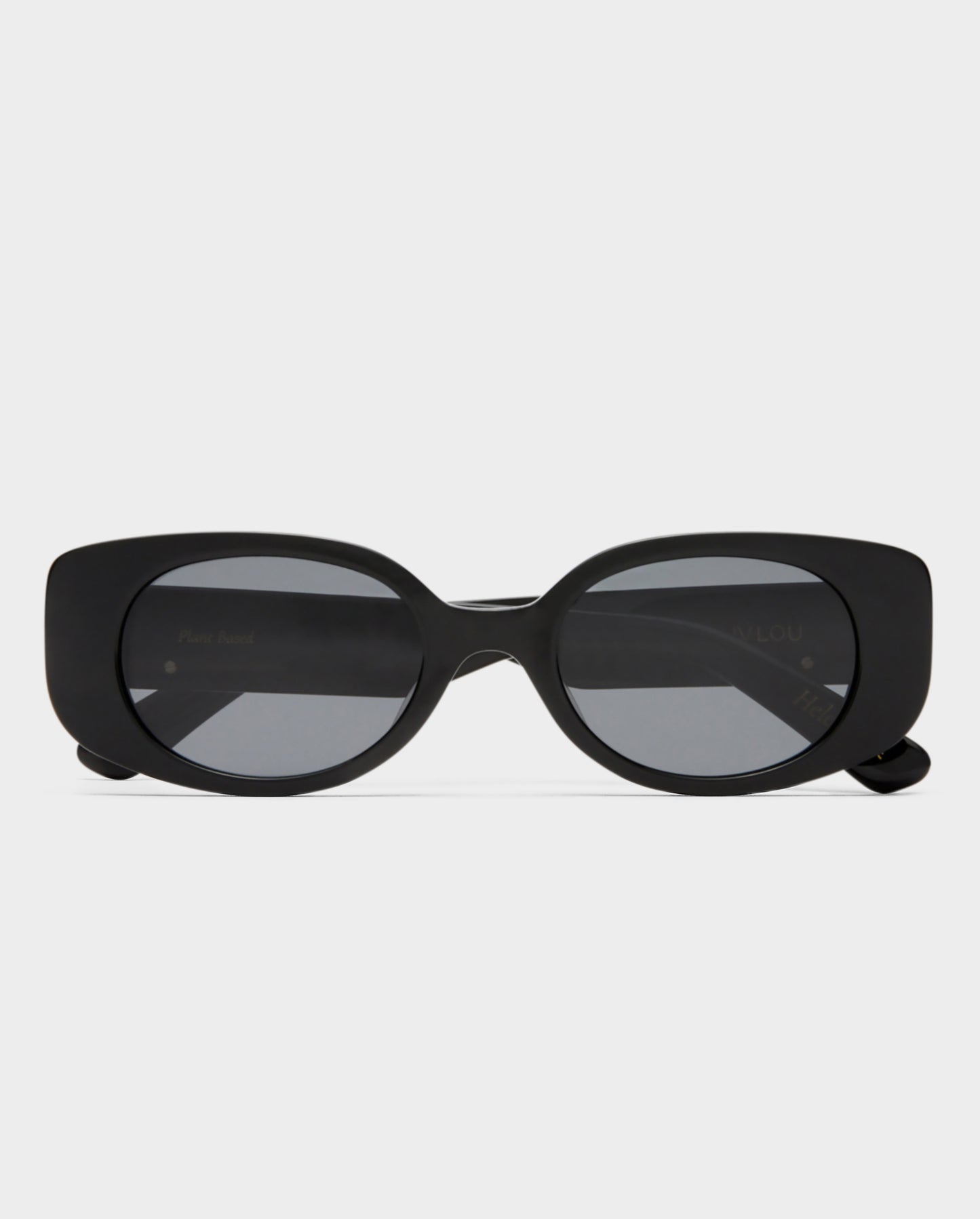 The Helena Black Female Rectangle Sunglasses | Luv Lou