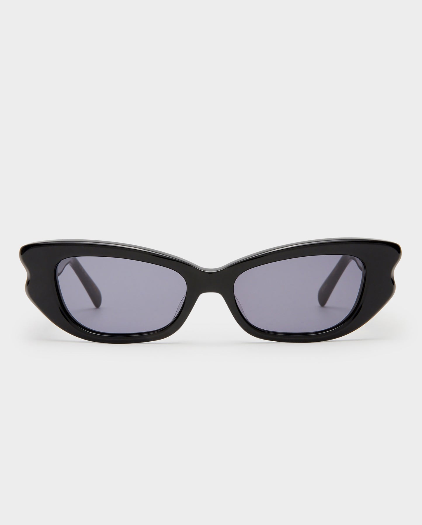 The Elle Black Female Cat-Eye Sunglasses | Luv Lou