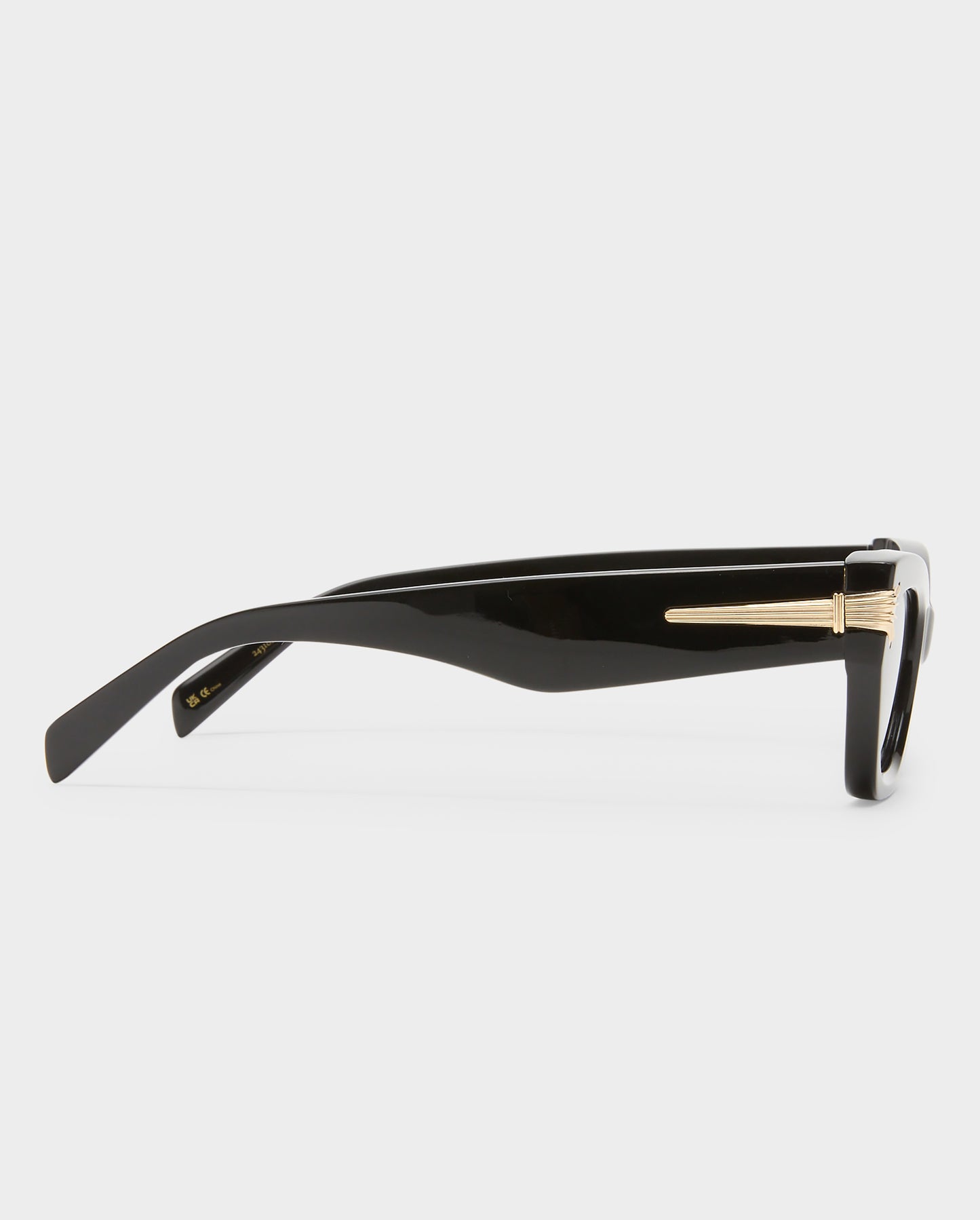 The Cameron Black Female Cat-Eye Sunglasses | Luv Lou