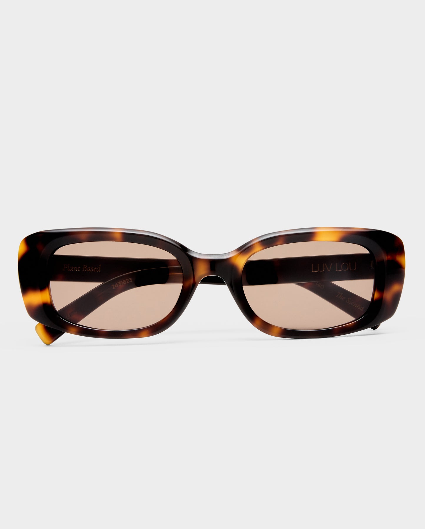 The Sienna Classic Tort Female Rectangle Sunglasses | Luv Lou