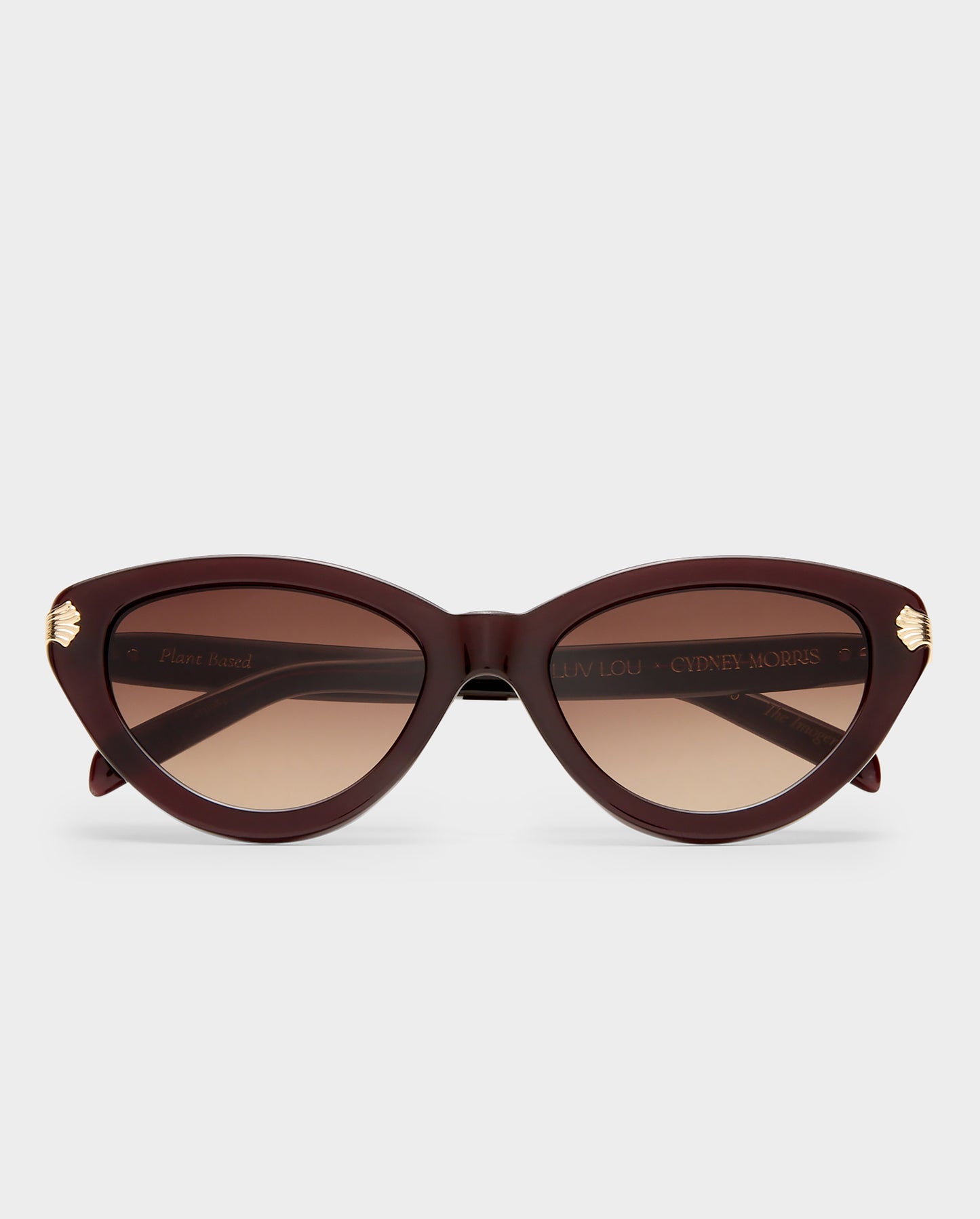 The Imogen Wine Female Cat-Eye Sunglasses | Luv Lou