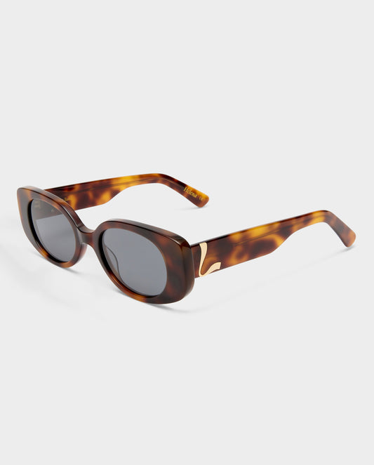 The Helena Tort Female Rectangle Sunglasses | Luv Lou