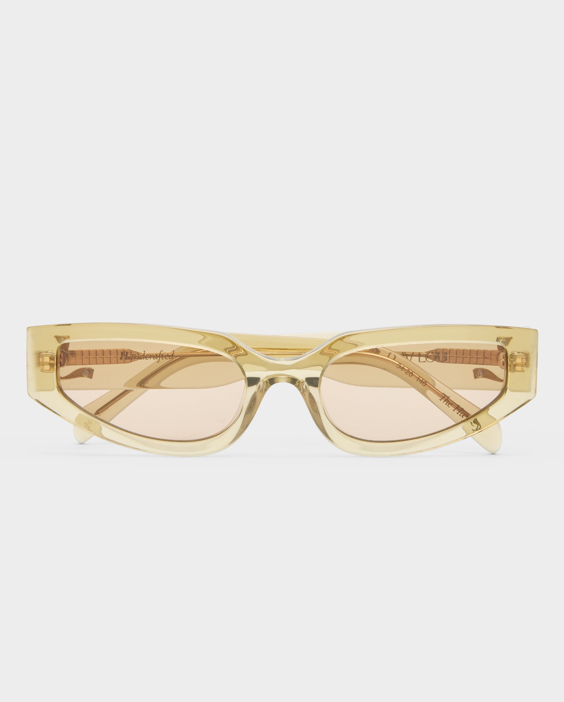 The Hayley Sage Crystal Female Cat-Eye Sunglasses | Luv Lou