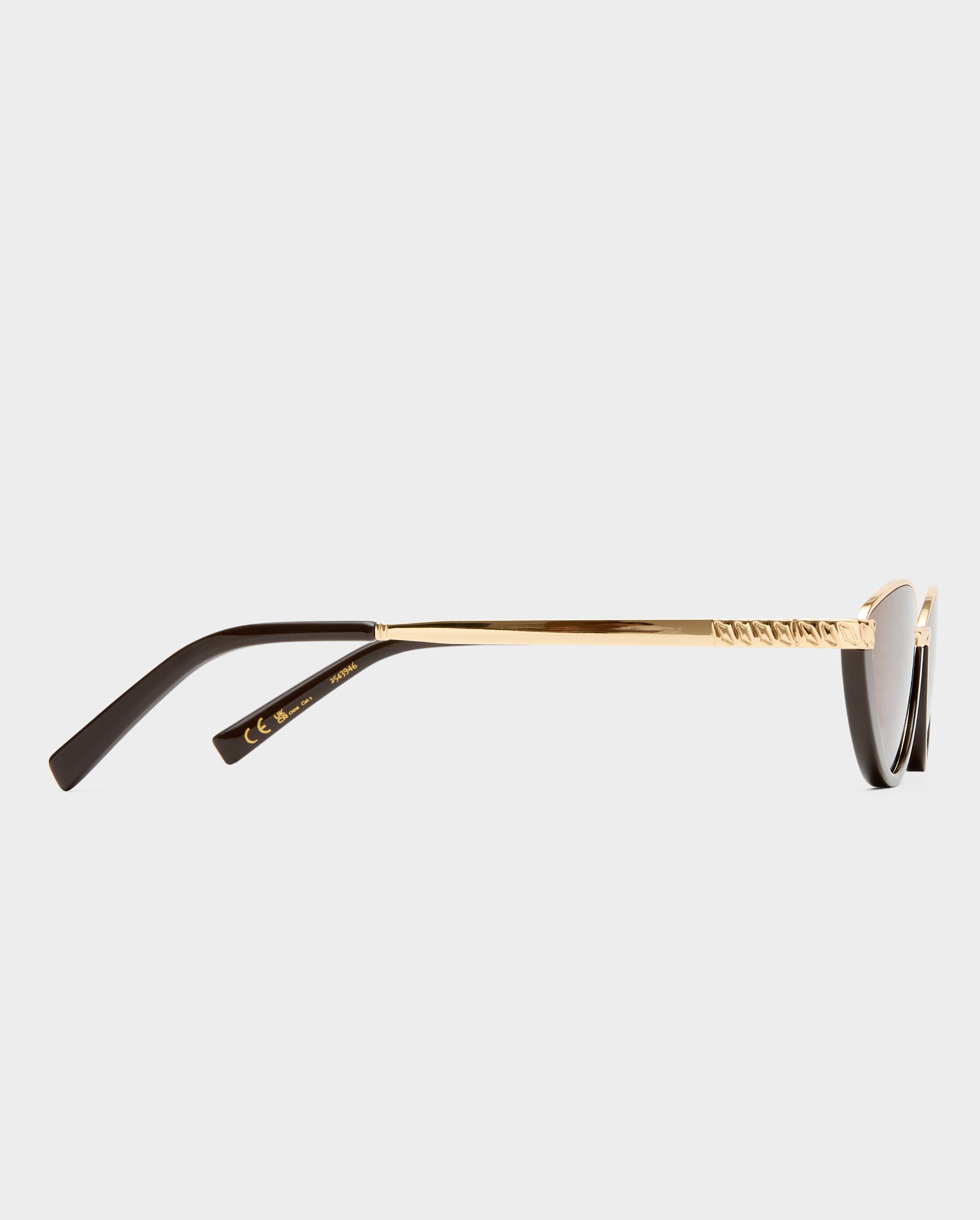 The Lia Dark Chocolate Female Cat-Eye Sunglasses | Luv Lou