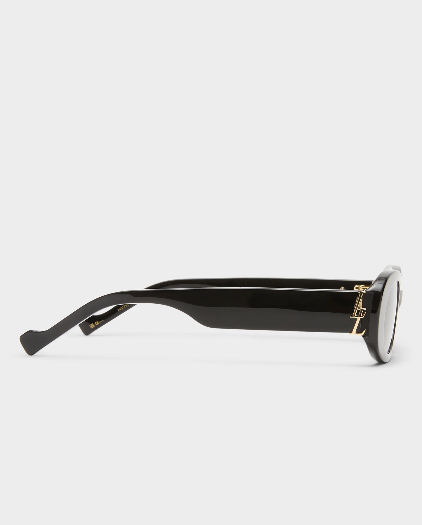 The Ellidy Black Female Oval Sunglasses | Luv Lou