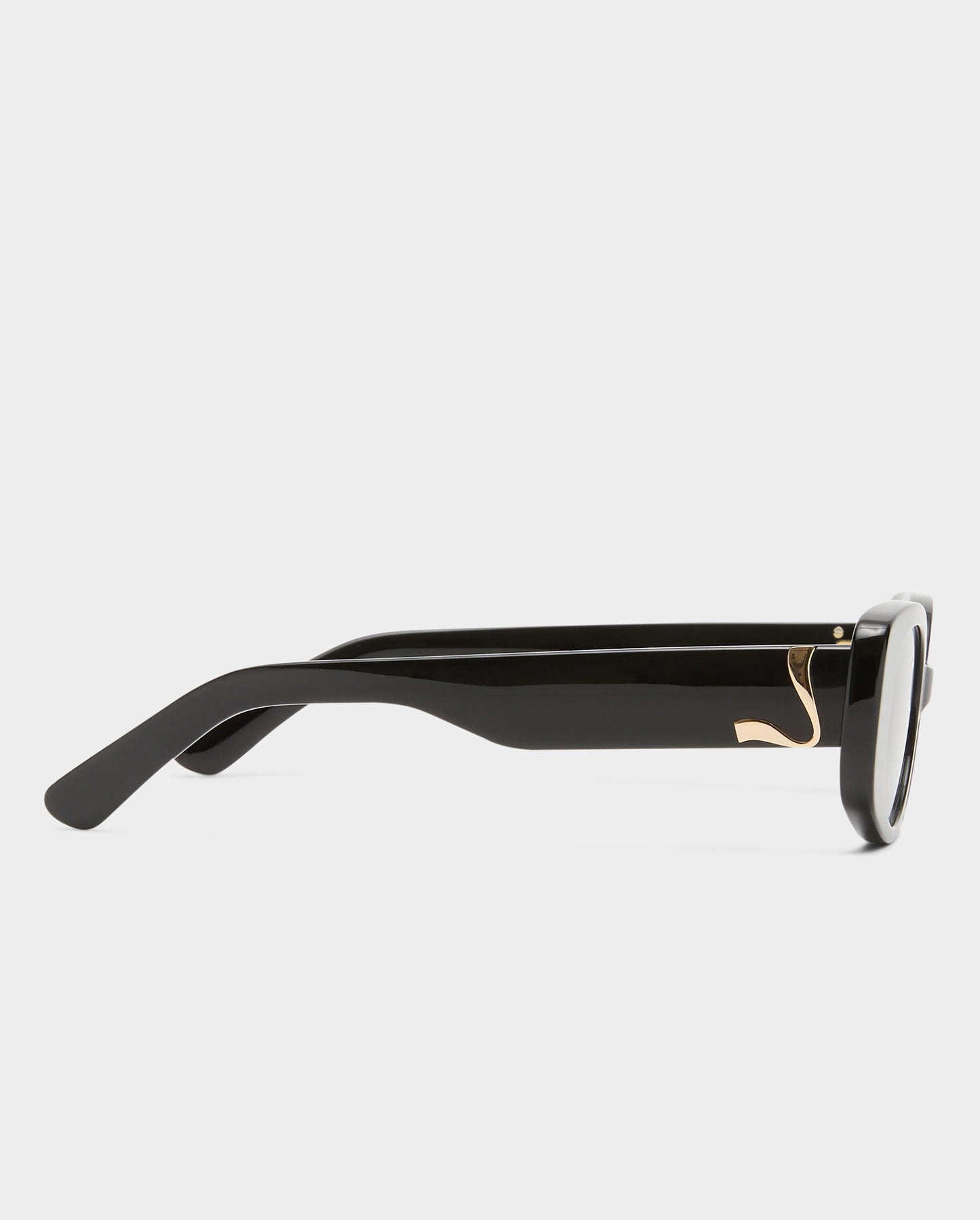 The Helena Black Female Rectangle Sunglasses | Luv Lou