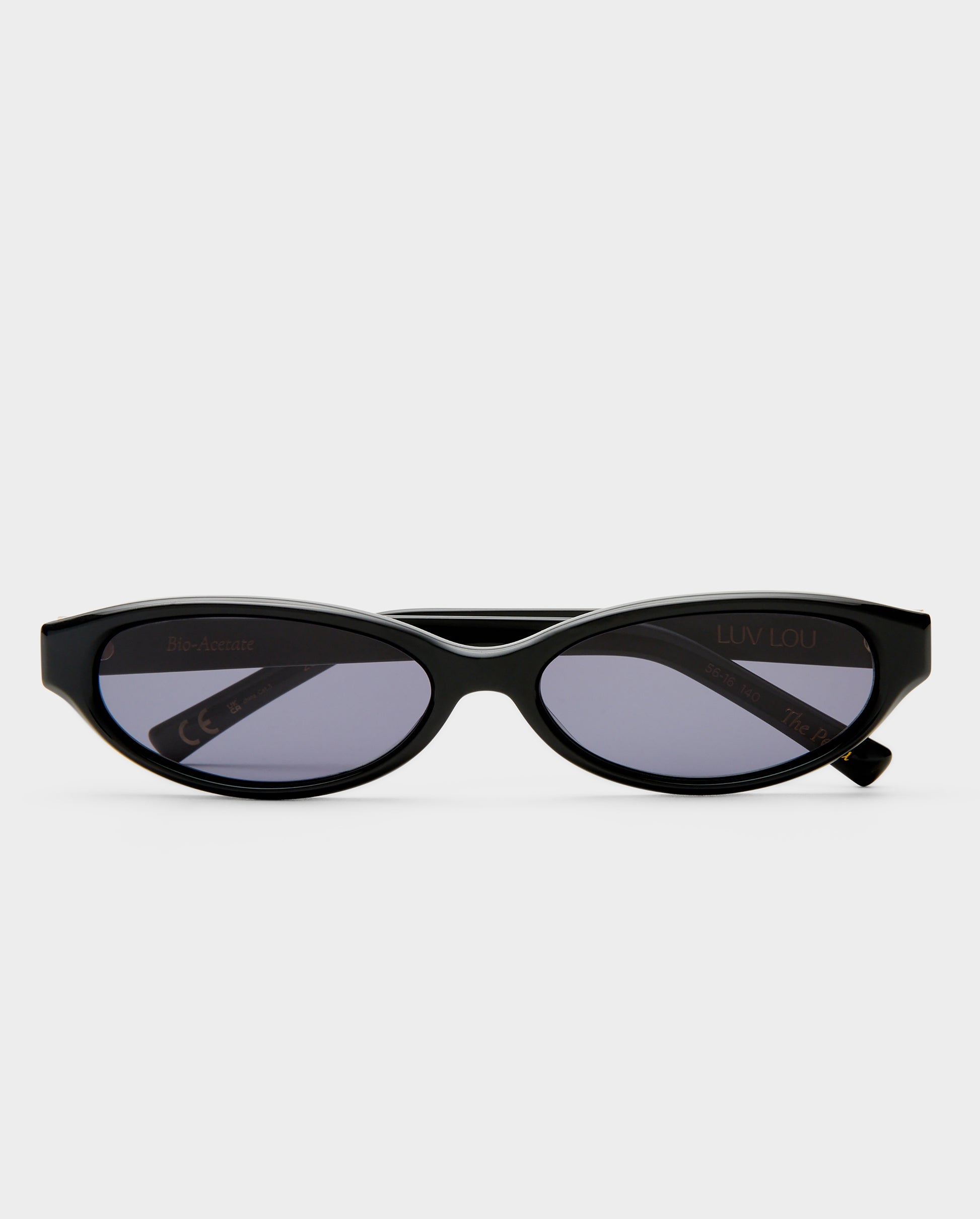 The Petra Black Female Cat-Eye Sunglasses | Luv Lou