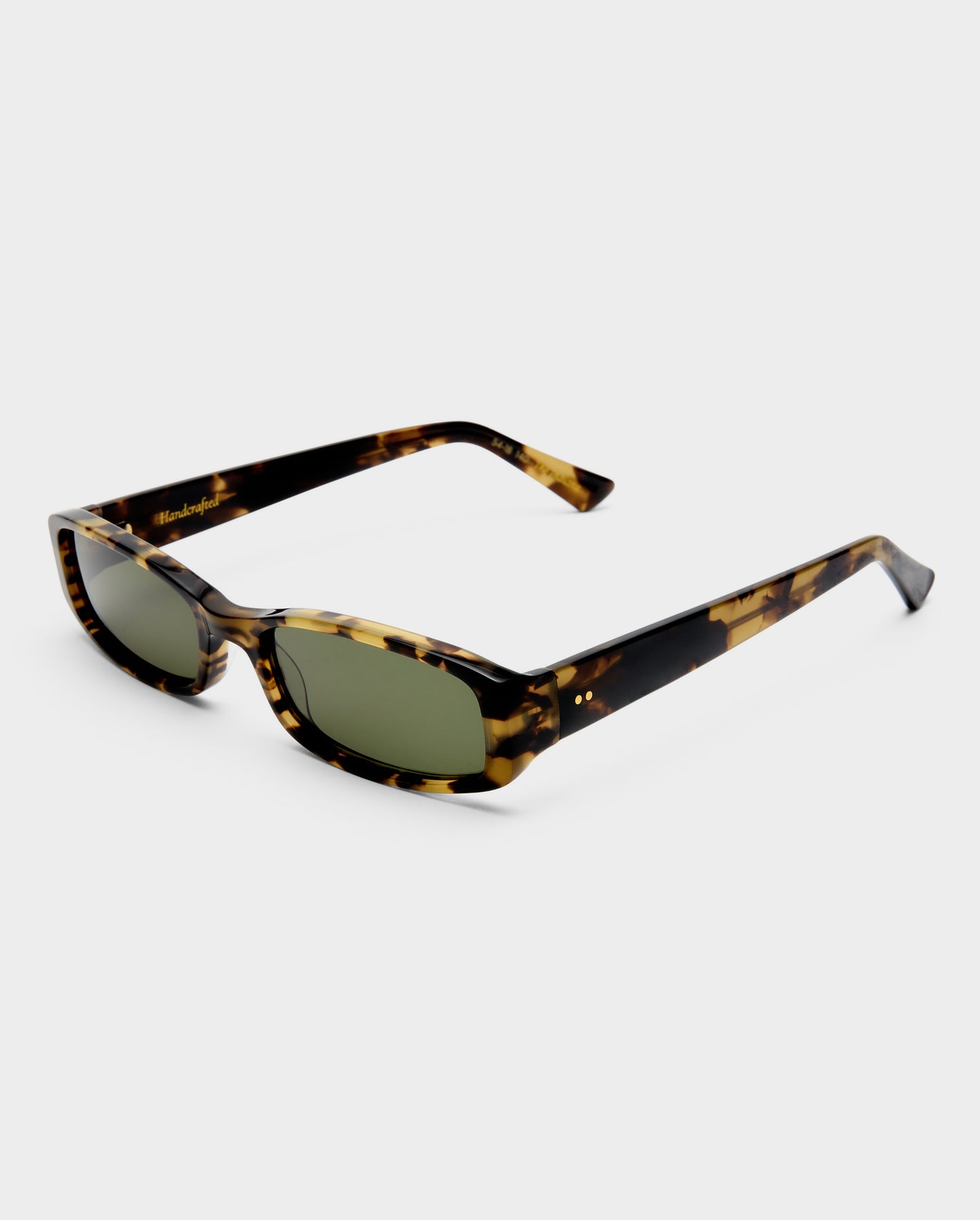The Indiana Maple Tort Female Rectangle Sunglasses | Luv Lou