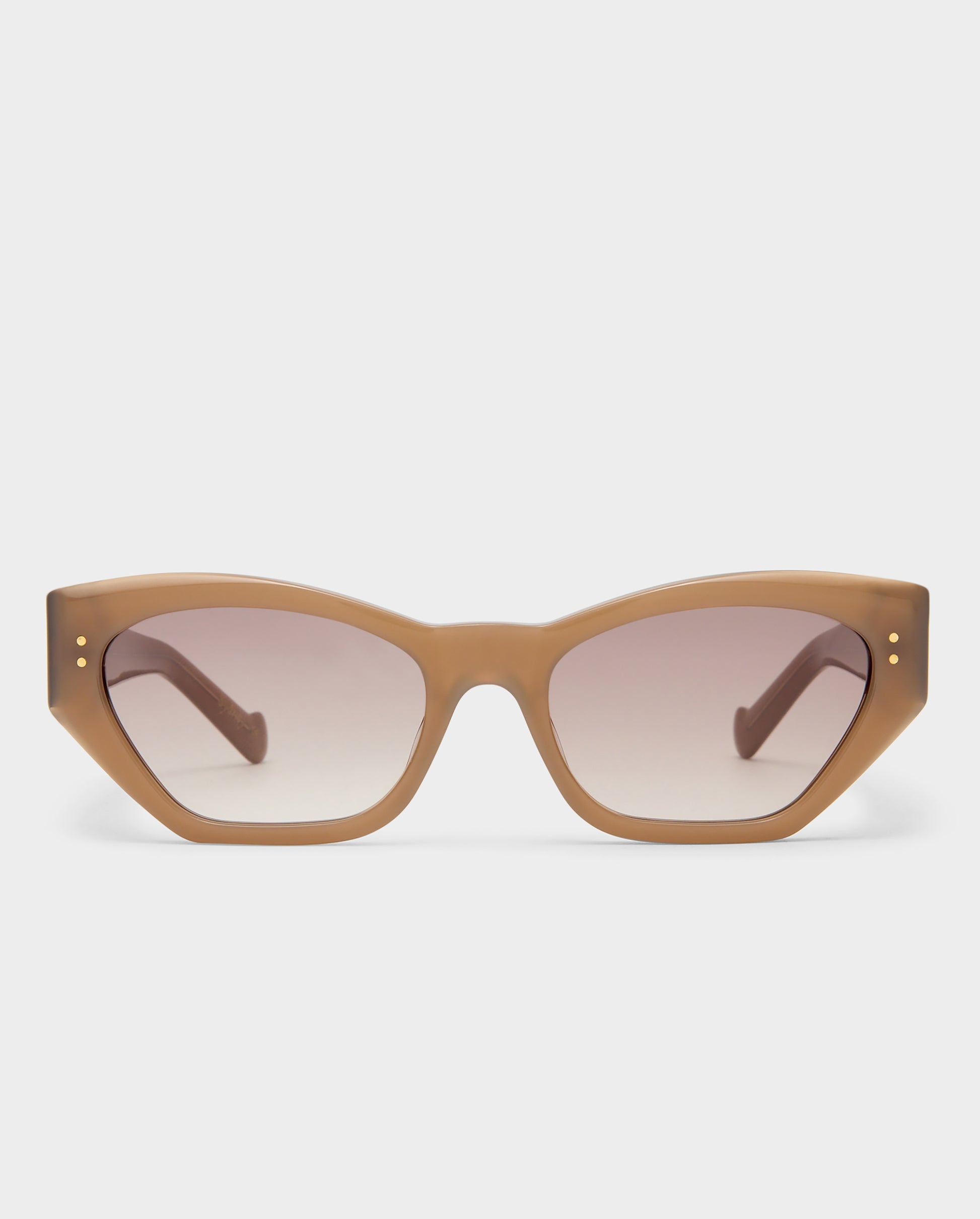 The Sydney Almond Female Cat-Eye Sunglasses | Luv Lou