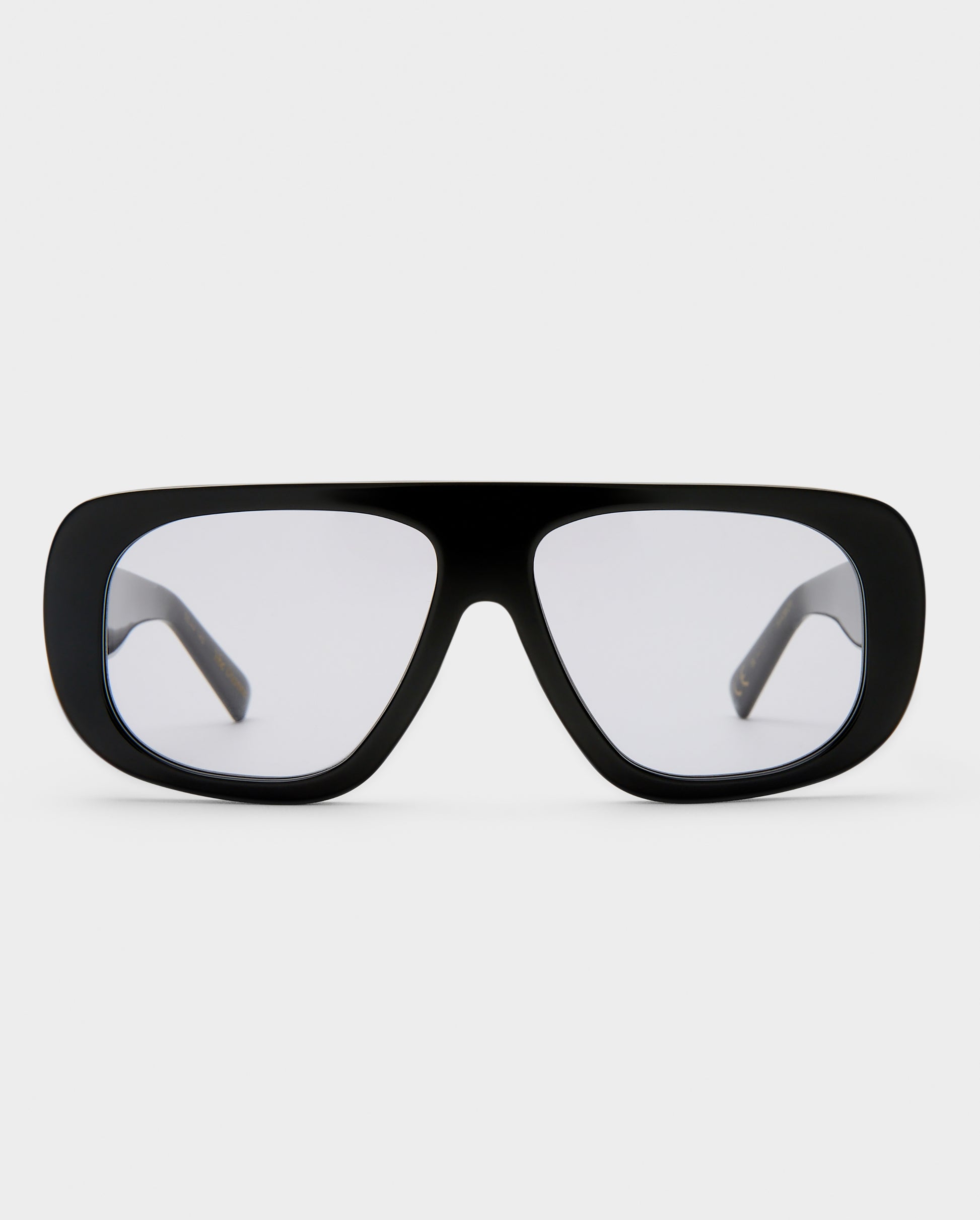 The Dionne Black Female Aviator Sunglasses | Luv Lou