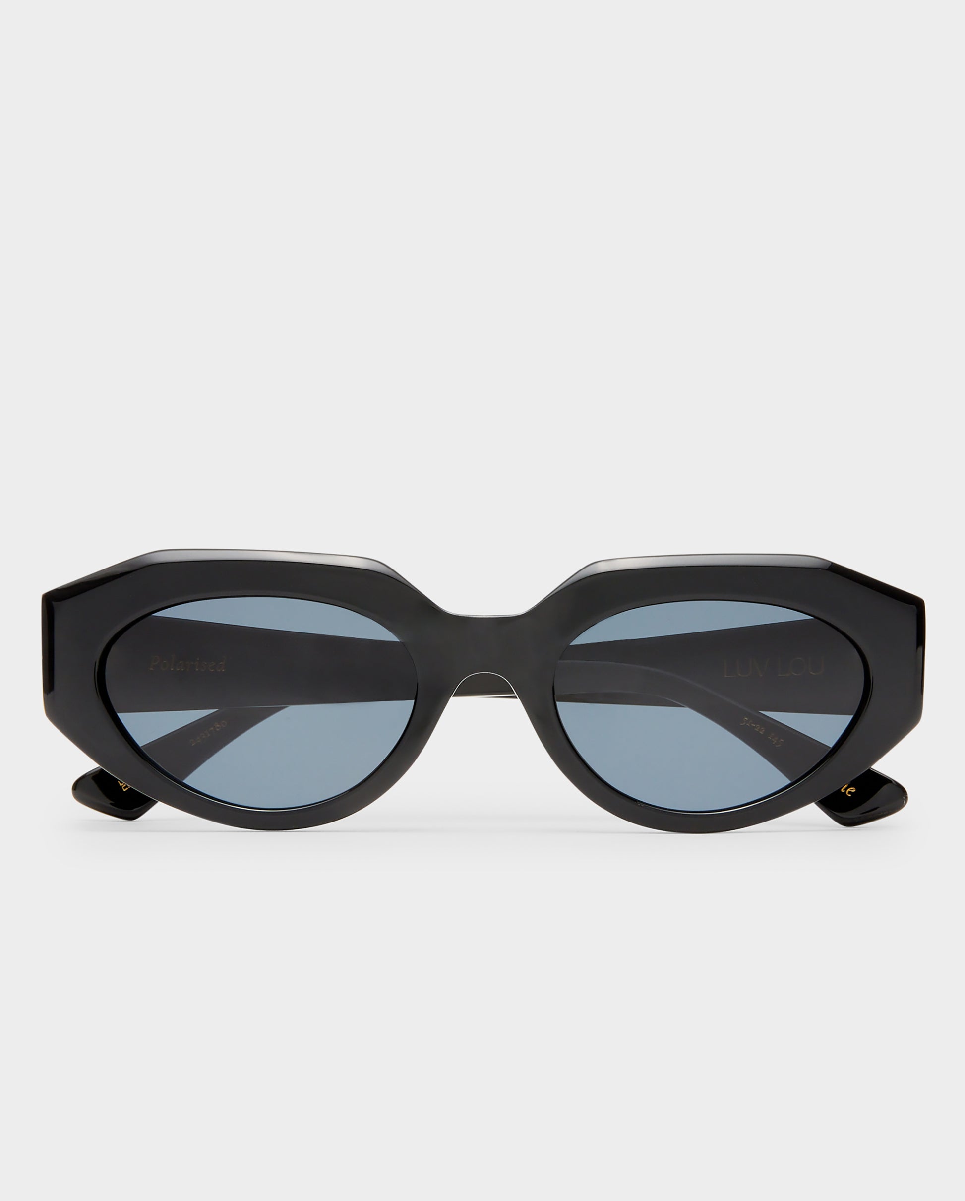 The Goldie Black Female Cat-Eye Sunglasses | Luv Lou