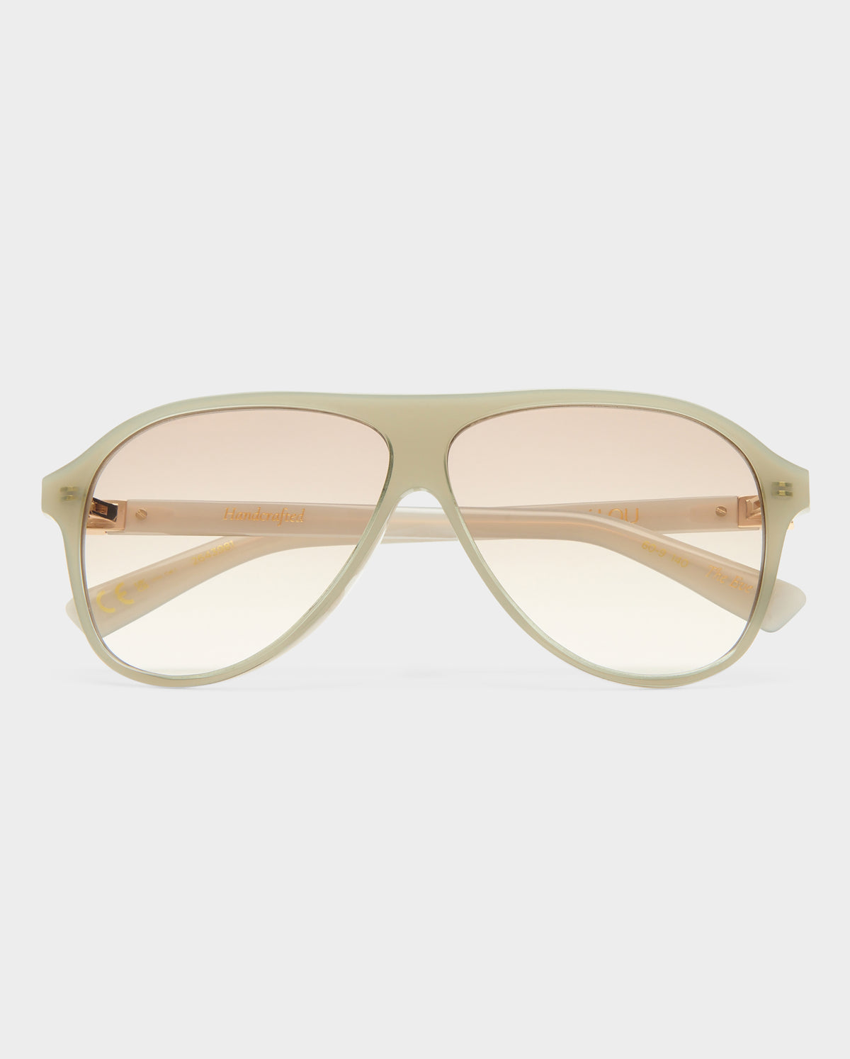 The Eve Milky Eucalyptus Female Aviator Sunglasses | Luv Lou