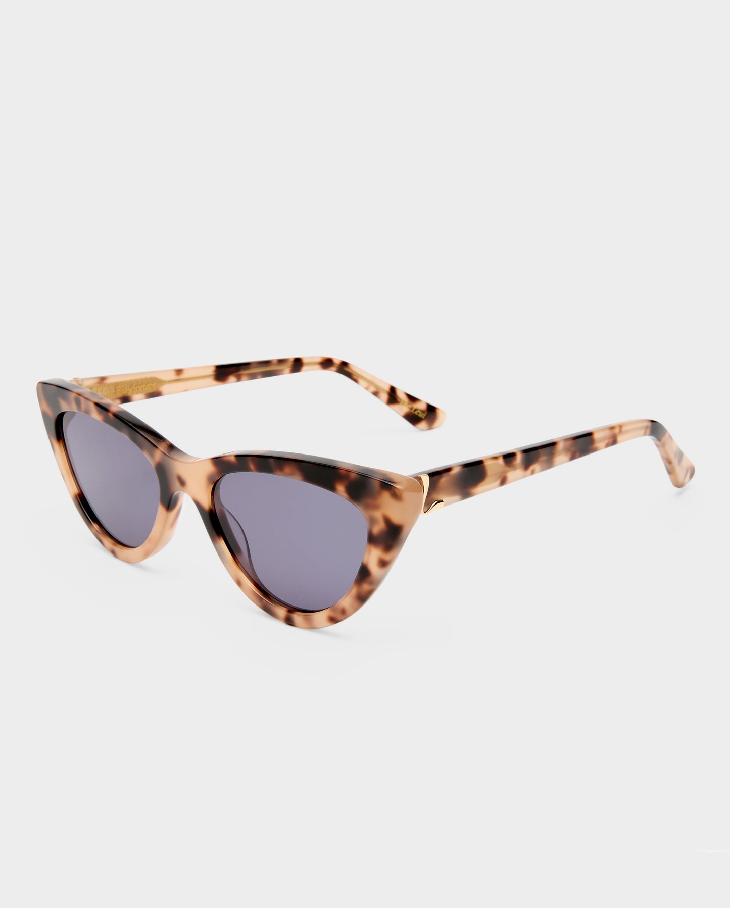 The Leui Cream Tort Female Cat-Eye Sunglasses | Luv Lou