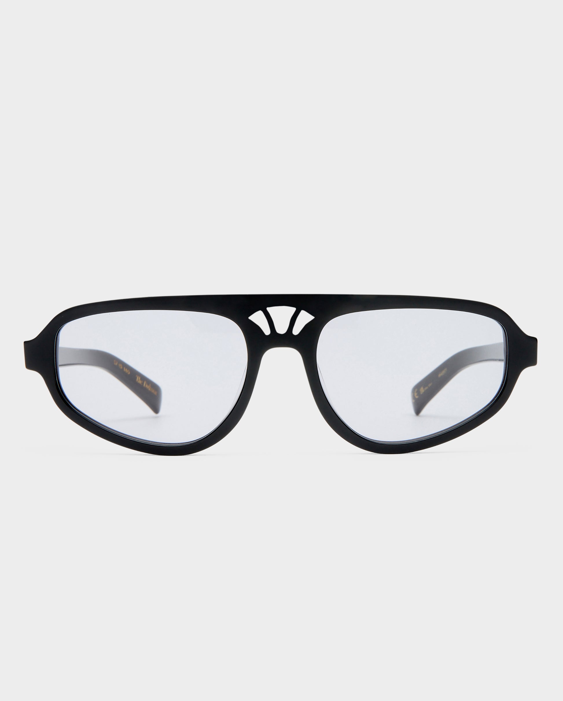 The Dakota Black Female Aviator Sunglasses | Luv Lou