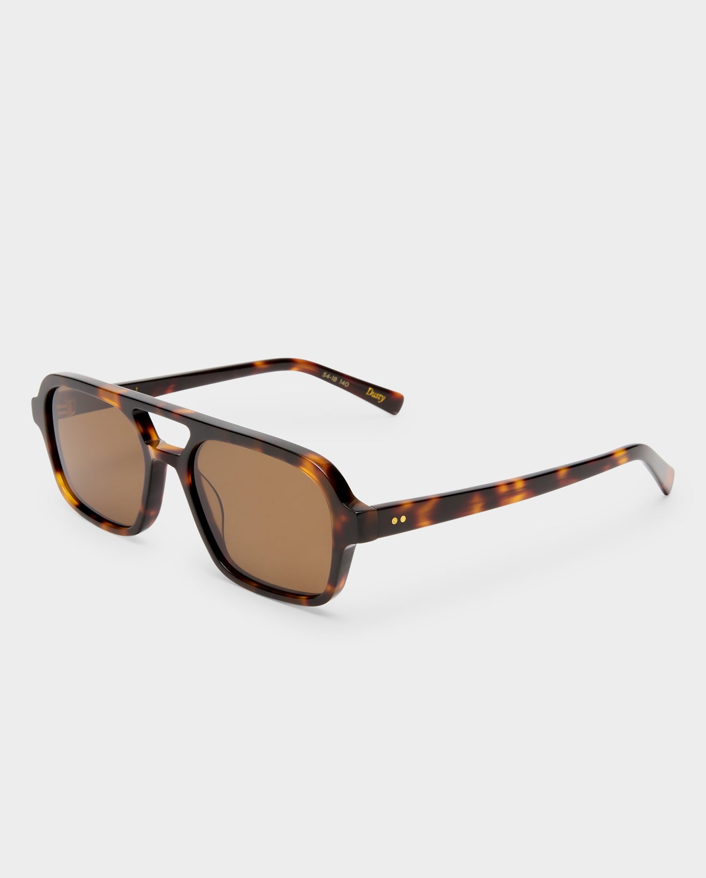 The Dusty Classic Tort Female Aviator Sunglasses | Luv Lou