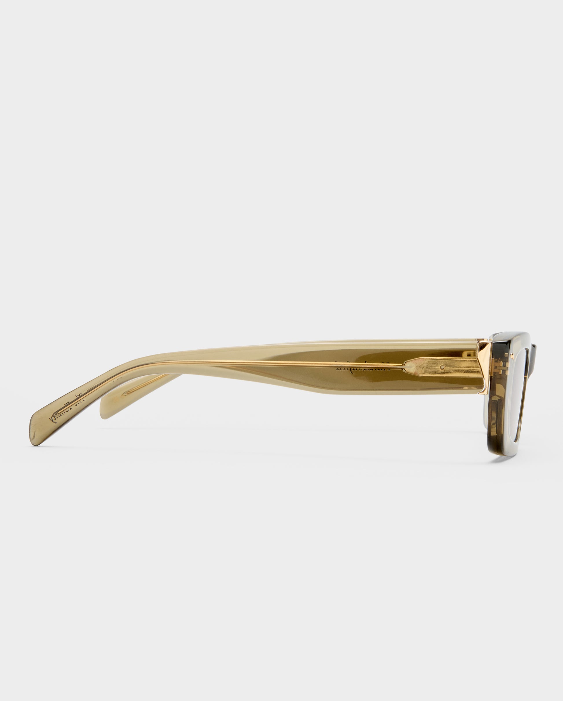 The Tommy Khaki Crystal Female Rectangle Sunglasses | Luv Lou