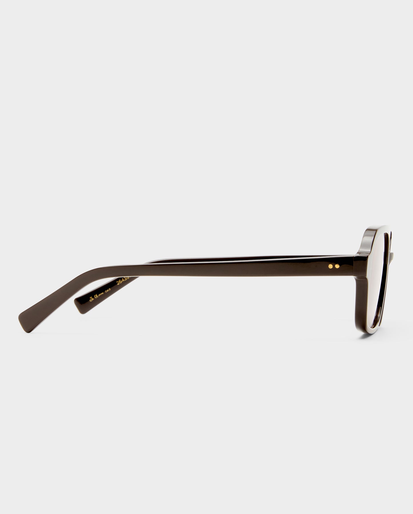The Dusty Dark Chocolate Female Aviator Sunglasses | Luv Lou