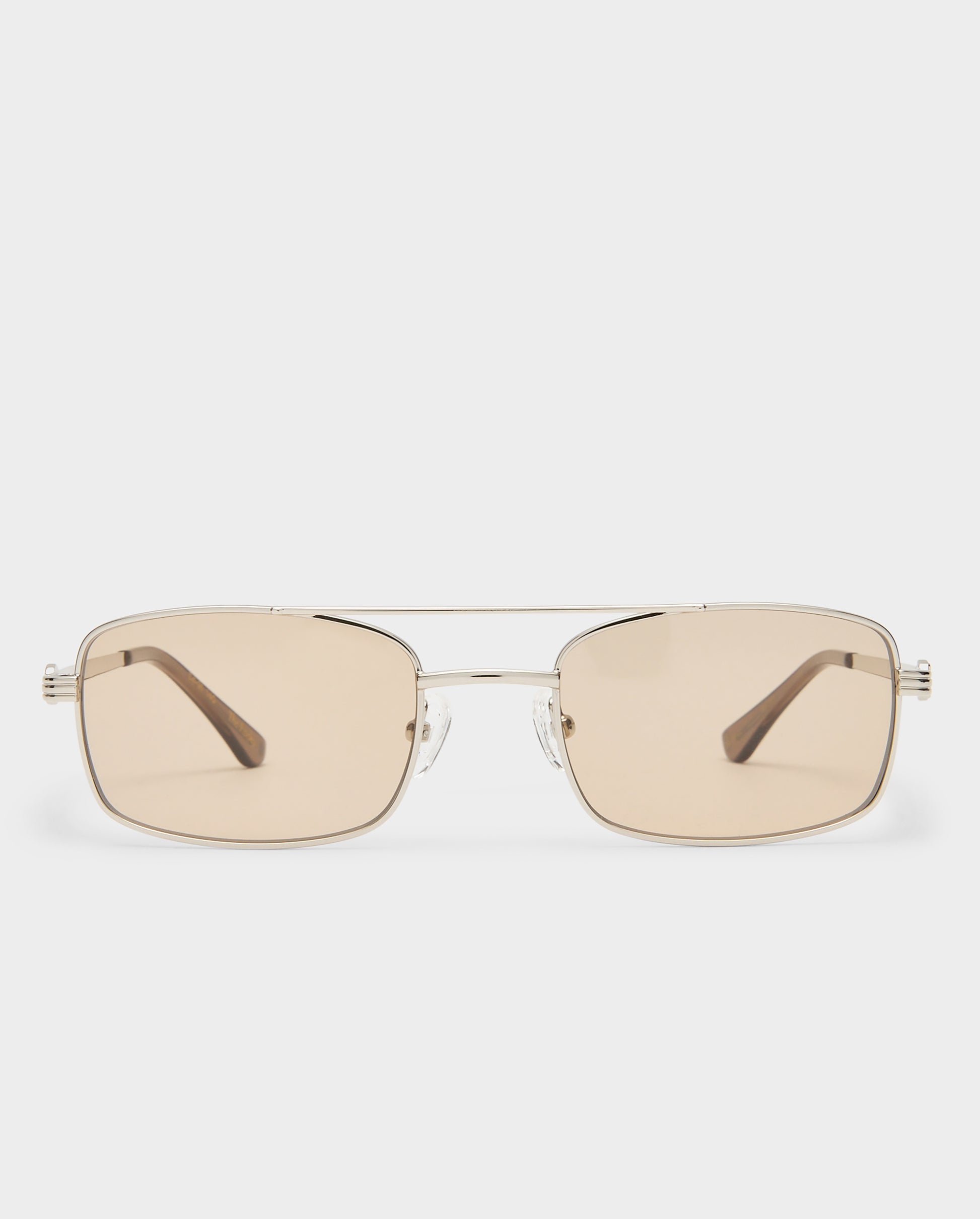 The Rocky Silver Female Aviator Sunglasses | Luv Lou