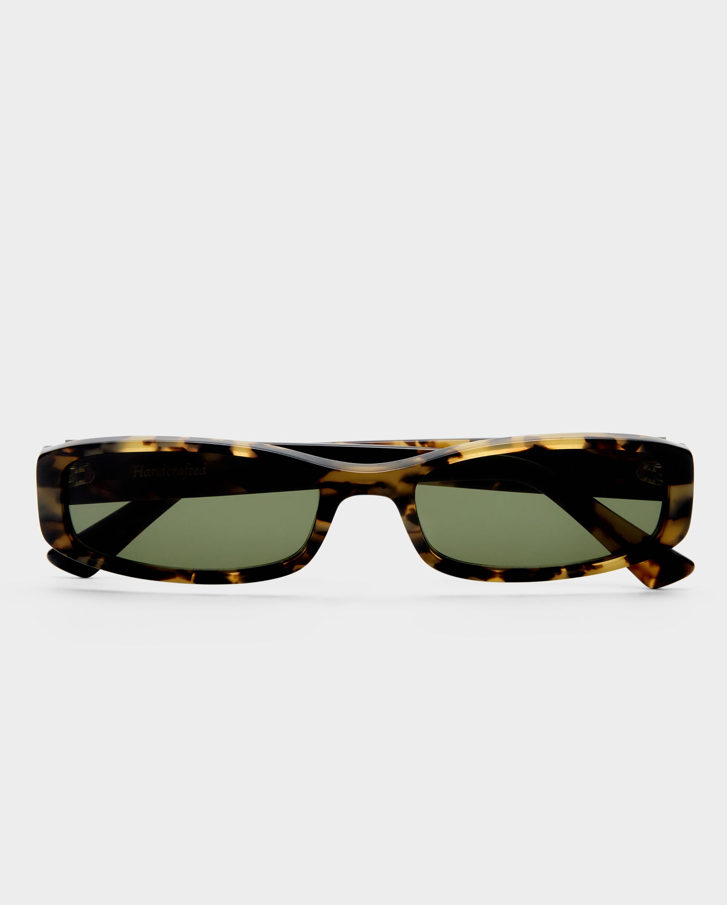 The Indiana Maple Tort Female Rectangle Sunglasses | Luv Lou