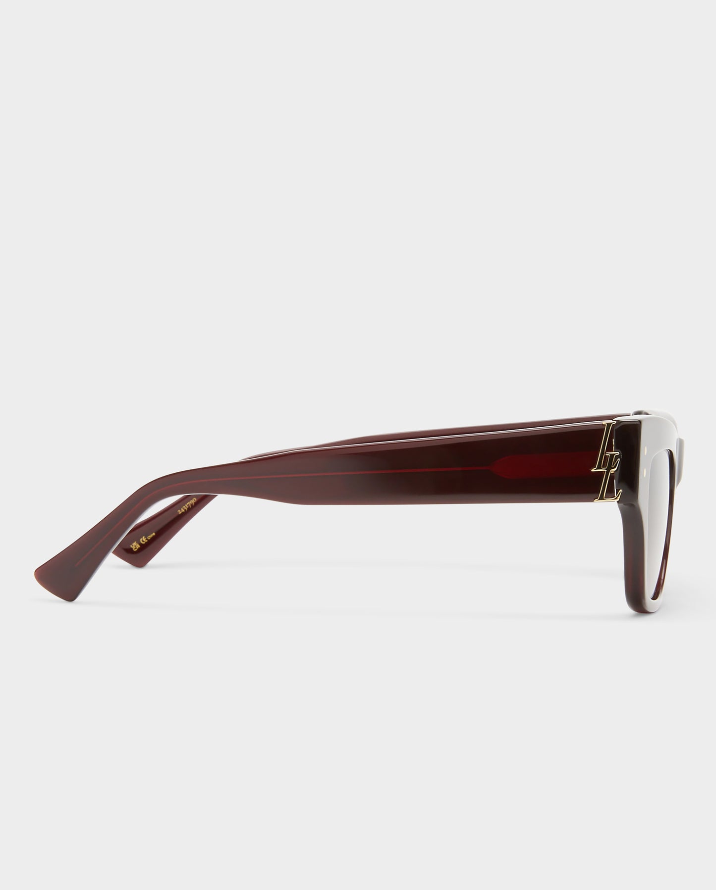 The Addison Wine Female Cat-Eye Sunglasses | Luv Lou