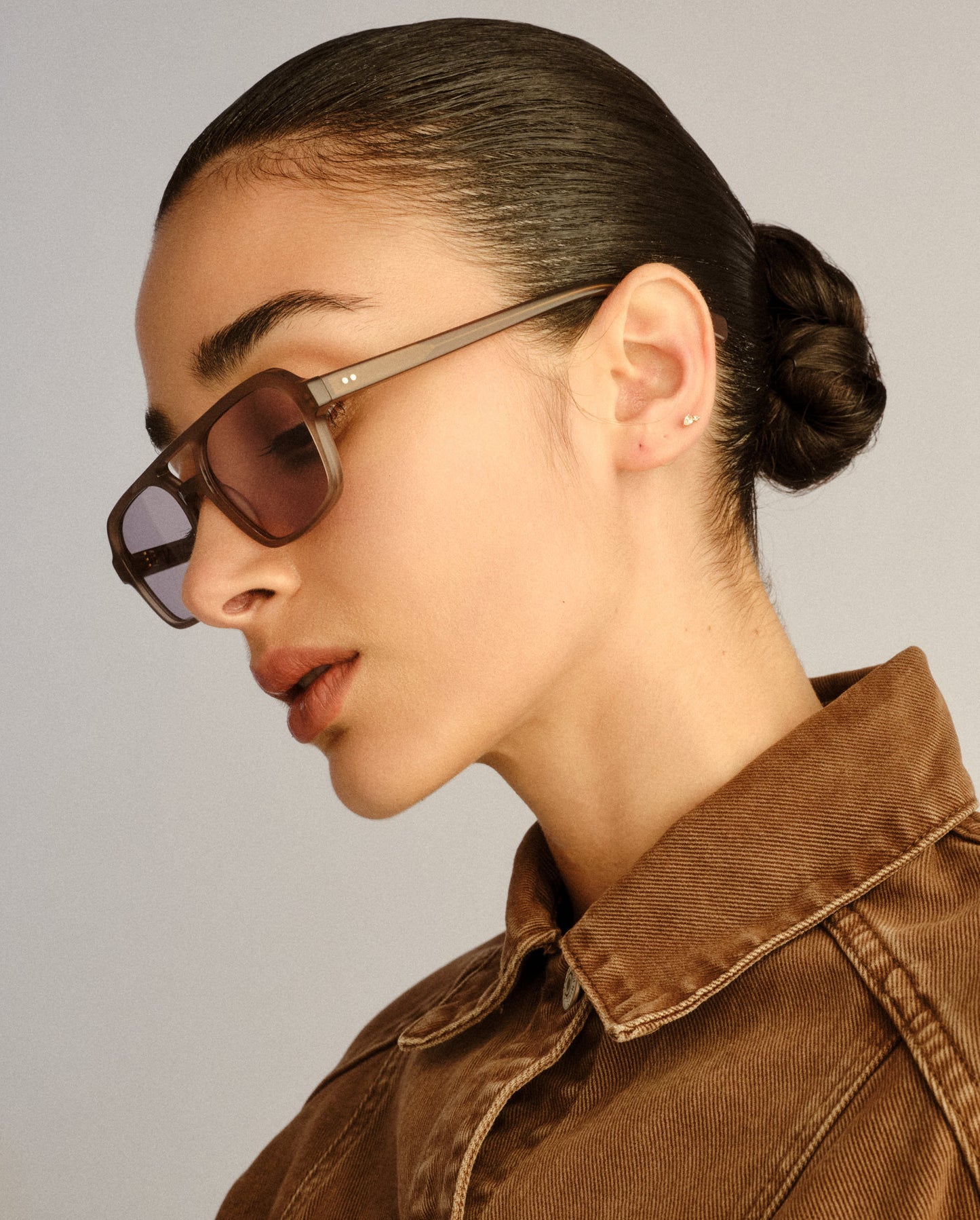 The Dusty Mushroom Female Aviator Sunglasses | Luv Lou